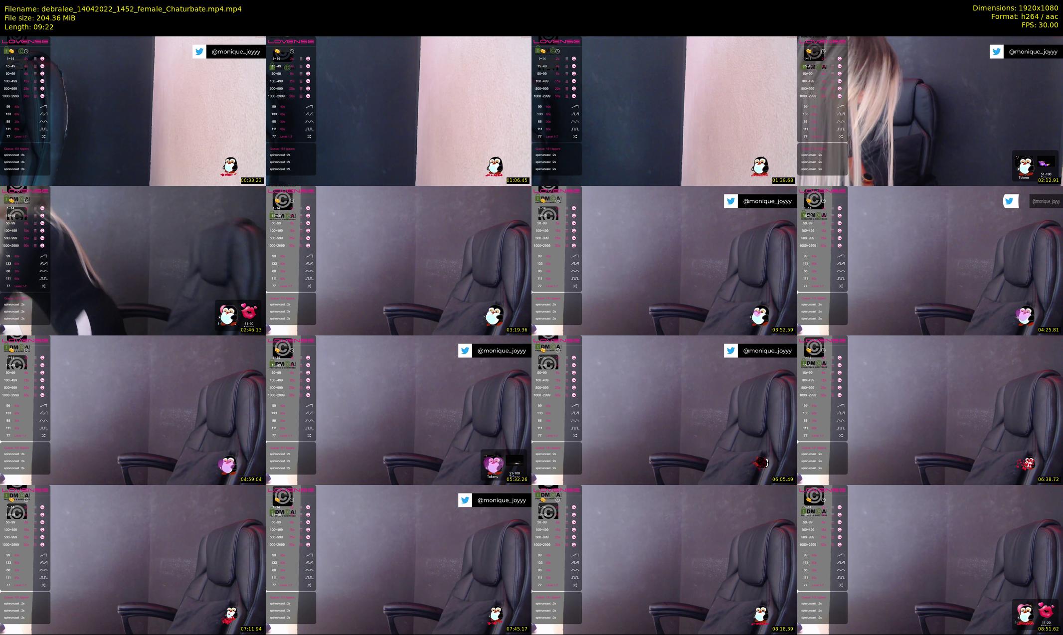 debralee — 10 minute Chaturbate female cam show recording, 1080p, Apr 14, 2022