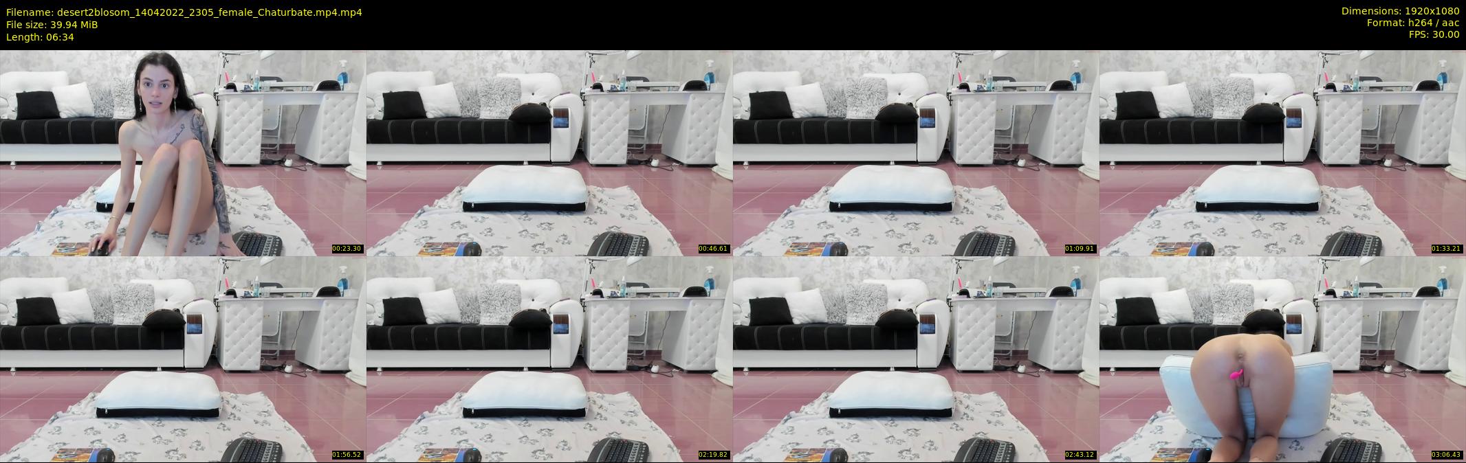 desert2blosom — 7 minute Chaturbate female cam show recording, 1080p, Apr 14, 2022