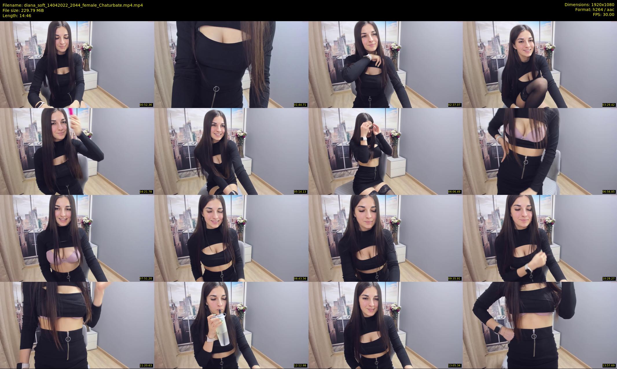 diana_soft — 15 minute Chaturbate female cam show recording, 1080p, Apr 14, 2022