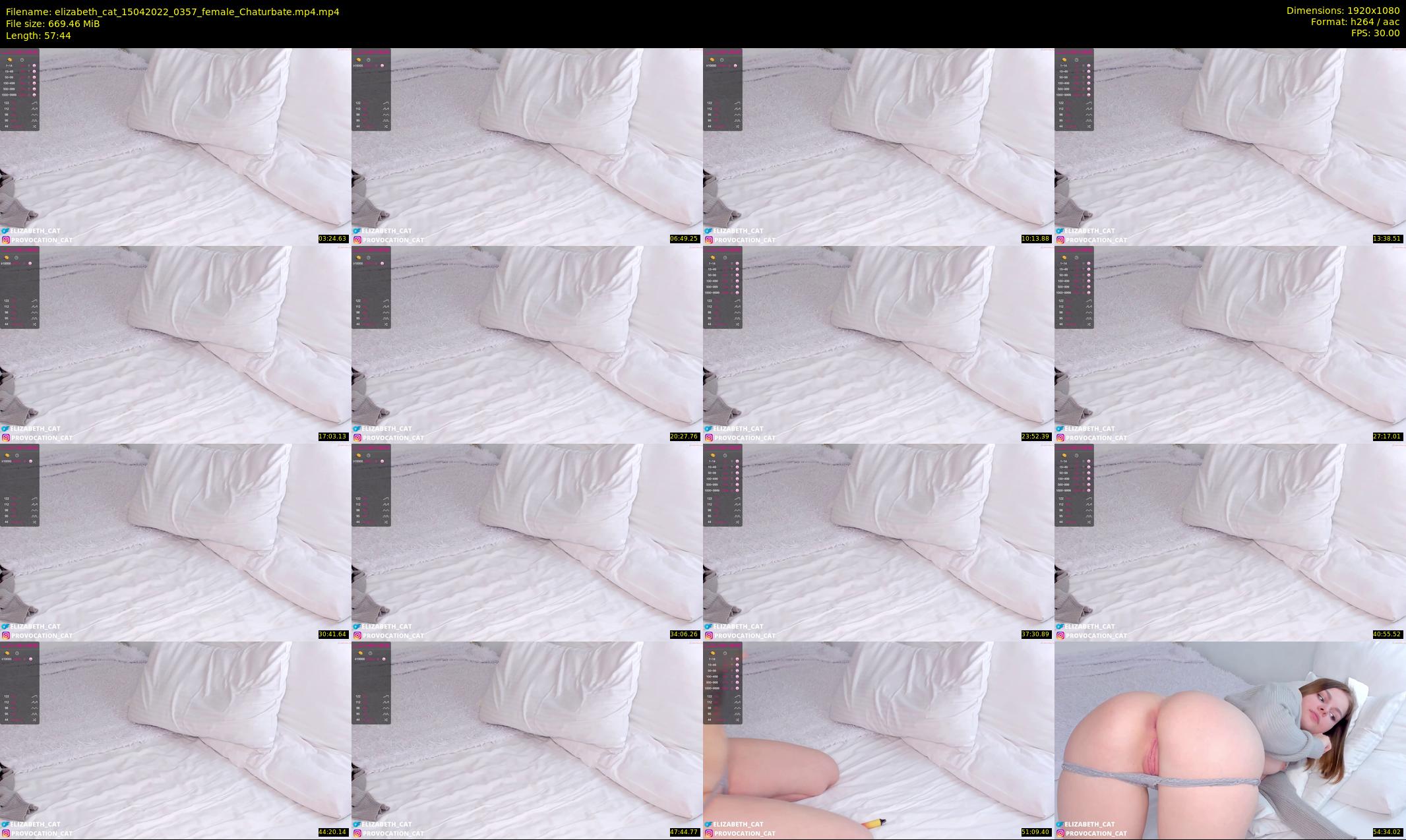 elizabeth_cat — 58 minute Chaturbate female cam show recording, 1080p, Apr 15, 2022