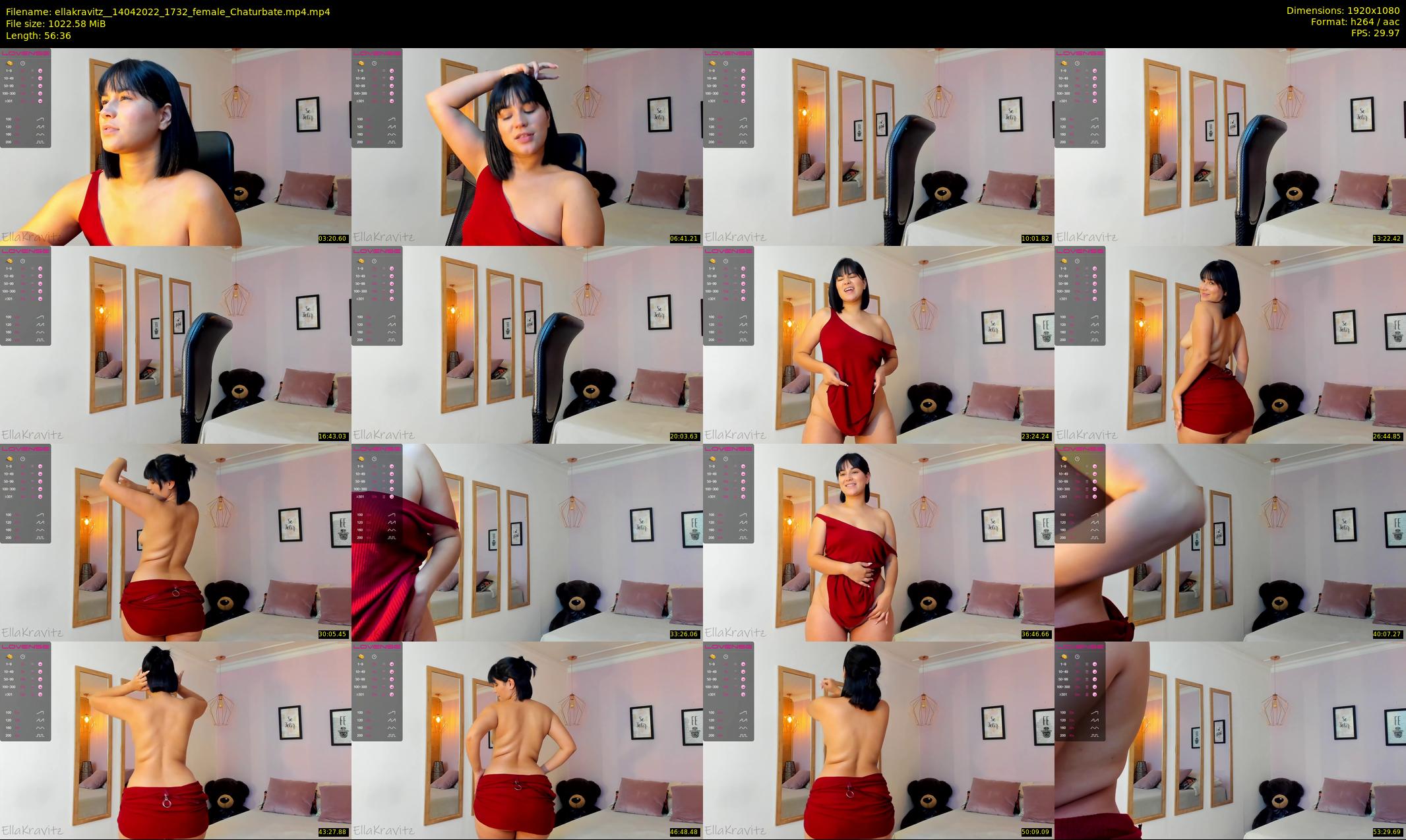ellakravitz_ — 57 minute Chaturbate female cam show recording, 1080p, Apr 14, 2022