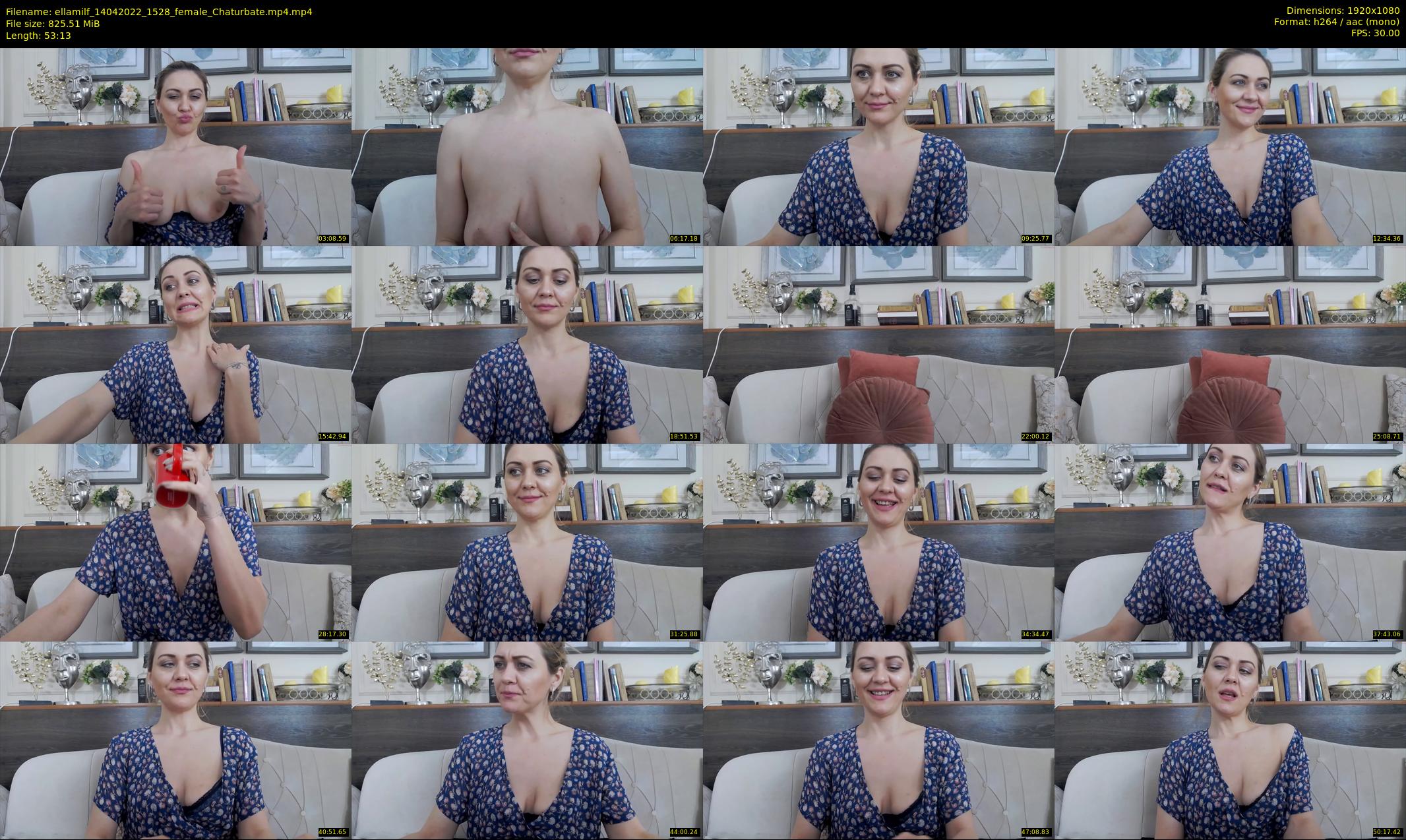 ellamilf — 54 minute Chaturbate female cam show recording, 1080p, Apr 14, 2022