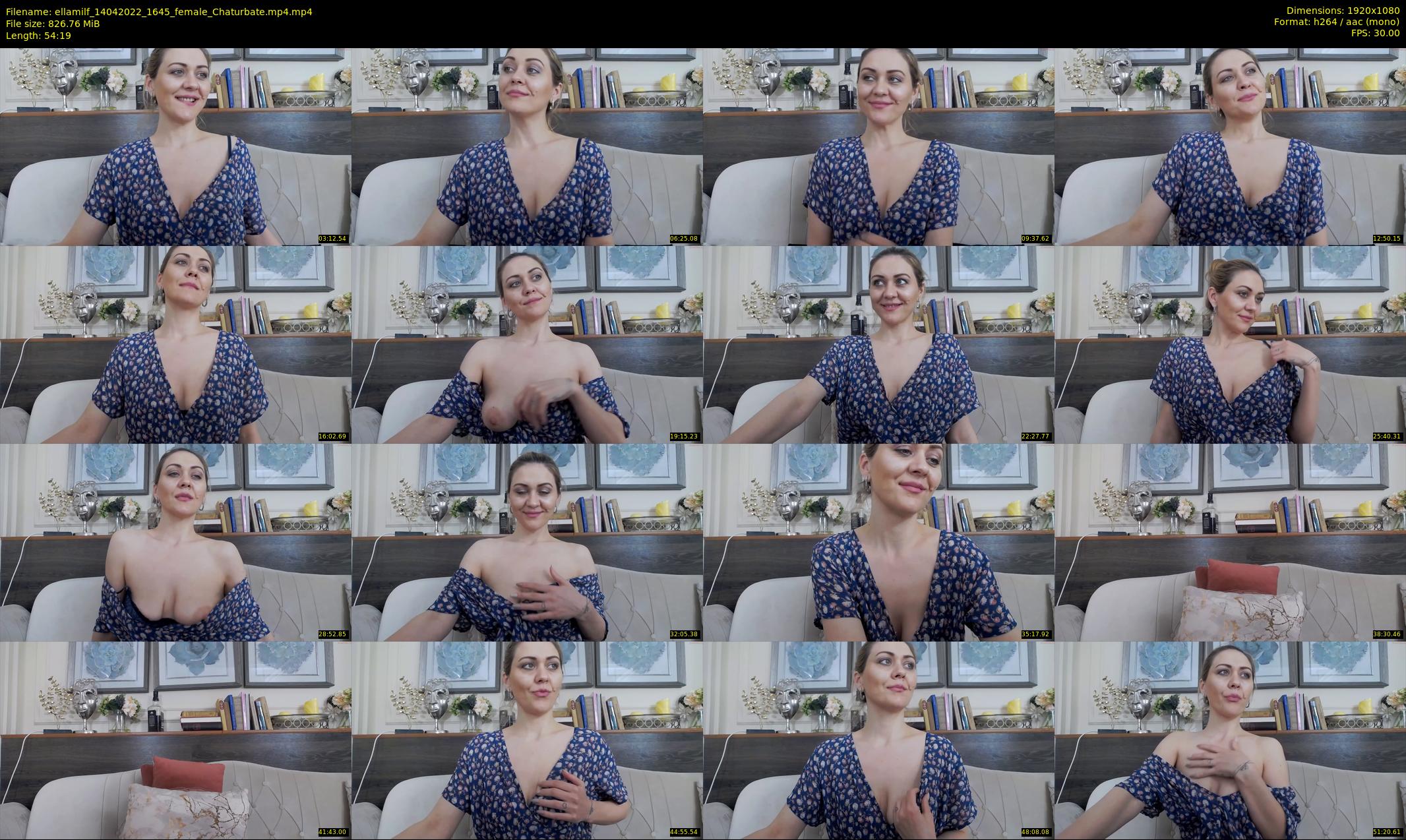 ellamilf — 55 minute Chaturbate female cam show recording, 1080p, Apr 14, 2022