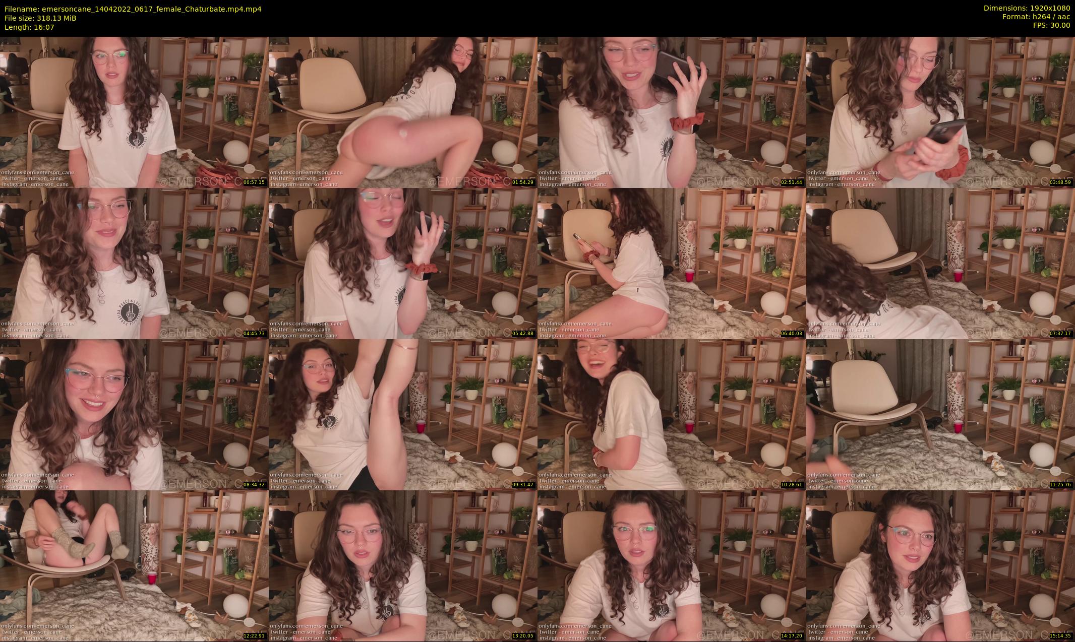 emersoncane — 17 minute Chaturbate female cam show recording, 1080p, Apr 14, 2022