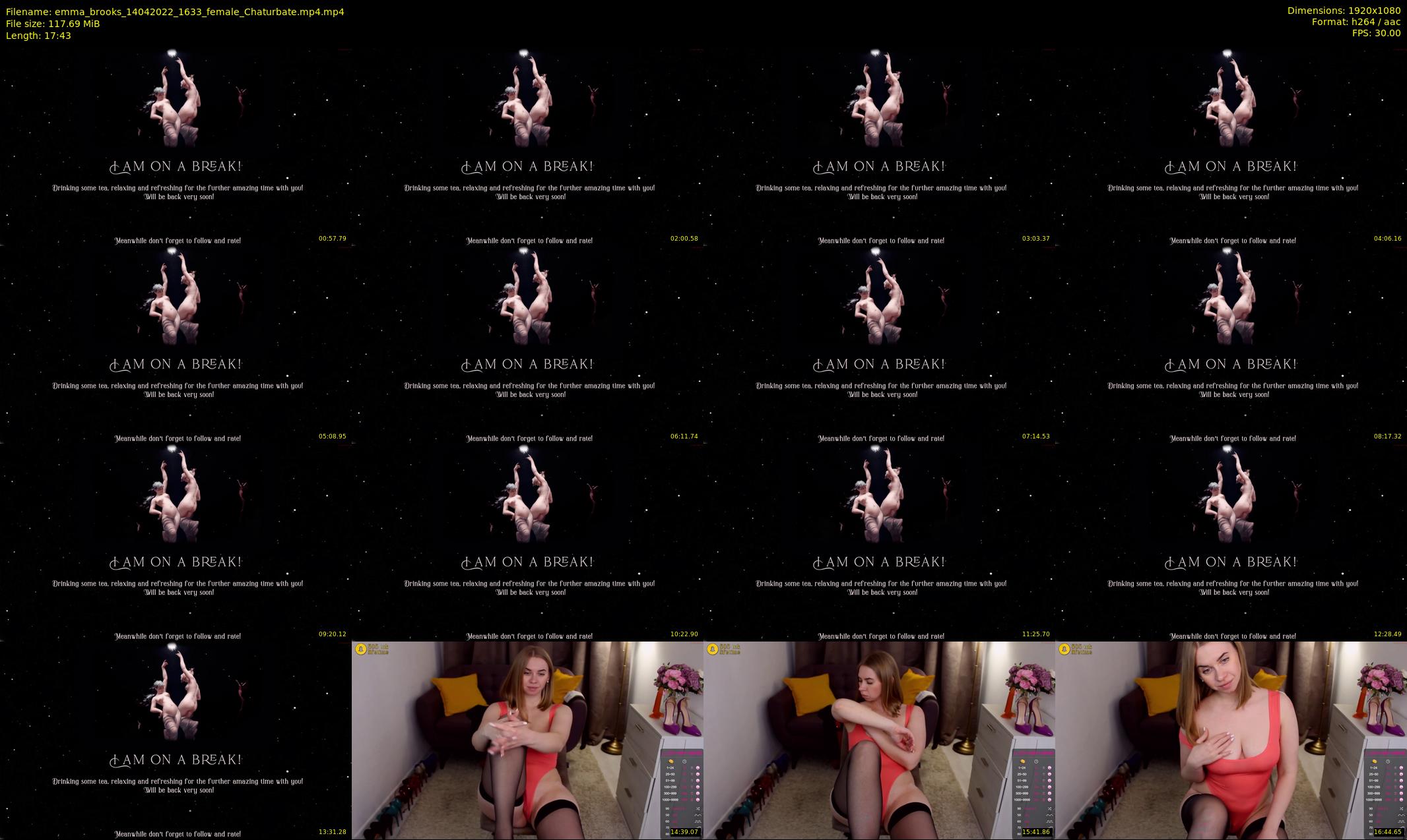 emma_brooks — 18 minute Chaturbate female cam show recording, 1080p, Apr 14, 2022