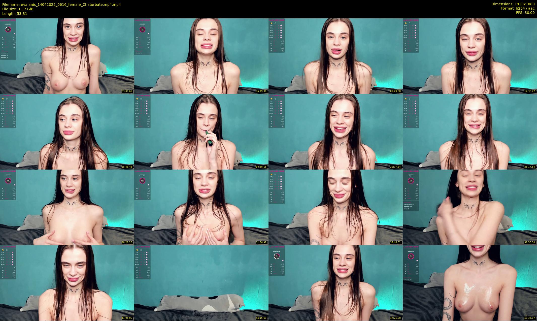 evalanis — 54 minute Chaturbate couple cam show recording, 1080p, Apr 14, 2022