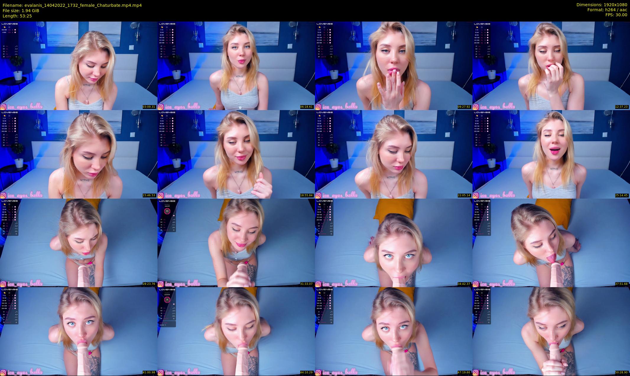 evalanis — 54 minute Chaturbate couple cam show recording, 1080p, Apr 14, 2022
