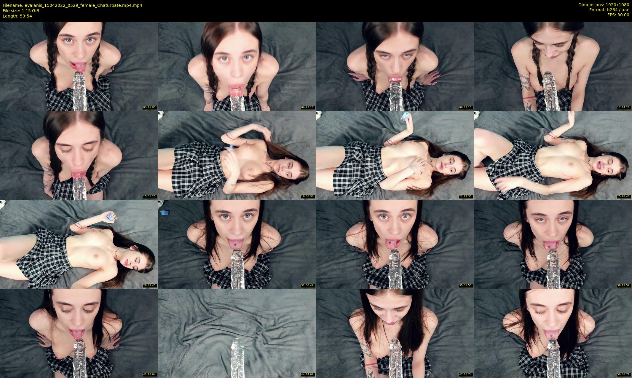 evalanis — 54 minute Chaturbate couple cam show recording, 1080p, Apr 15, 2022