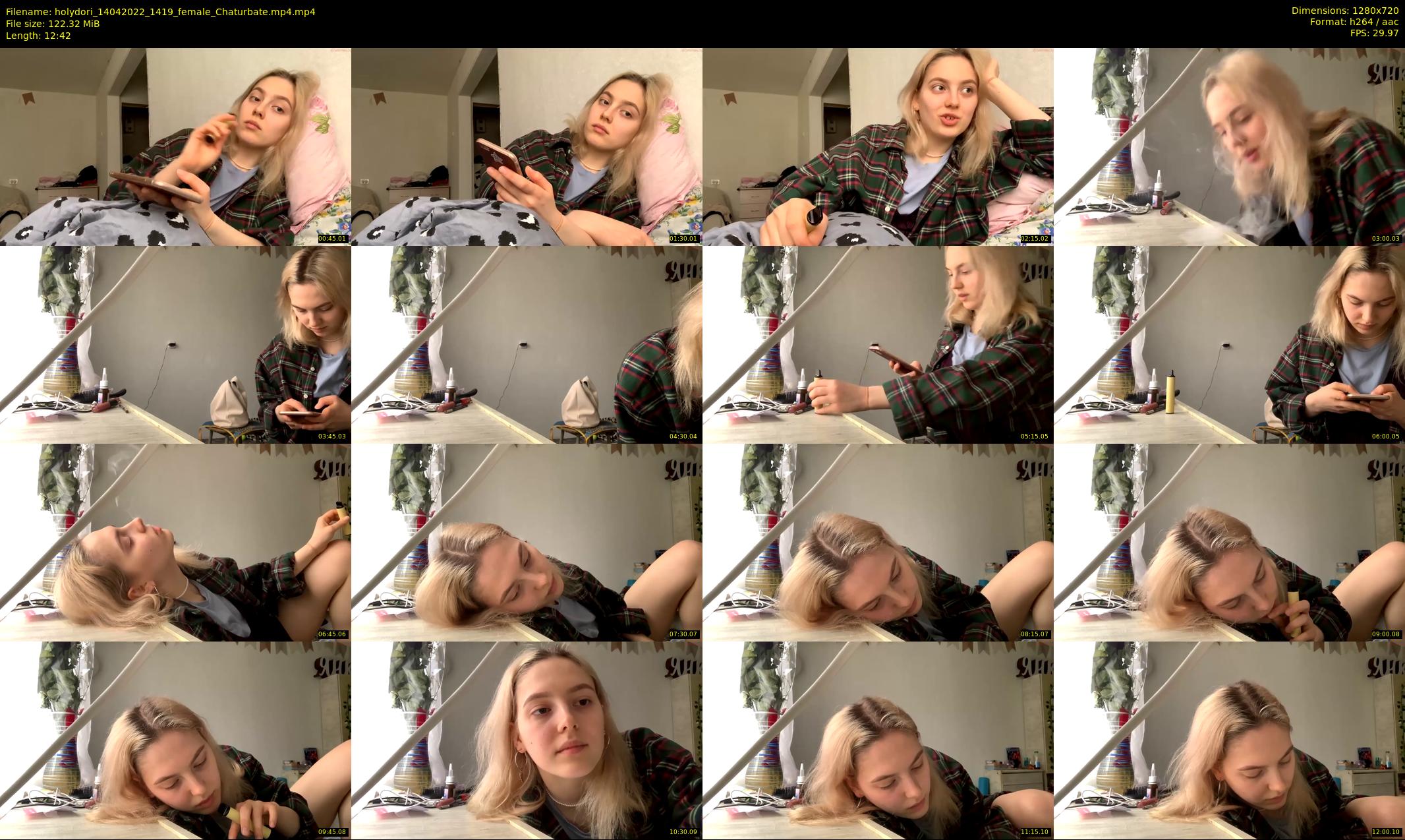 holydori — 13 minute Chaturbate female cam show recording, 720p, Apr 14, 2022