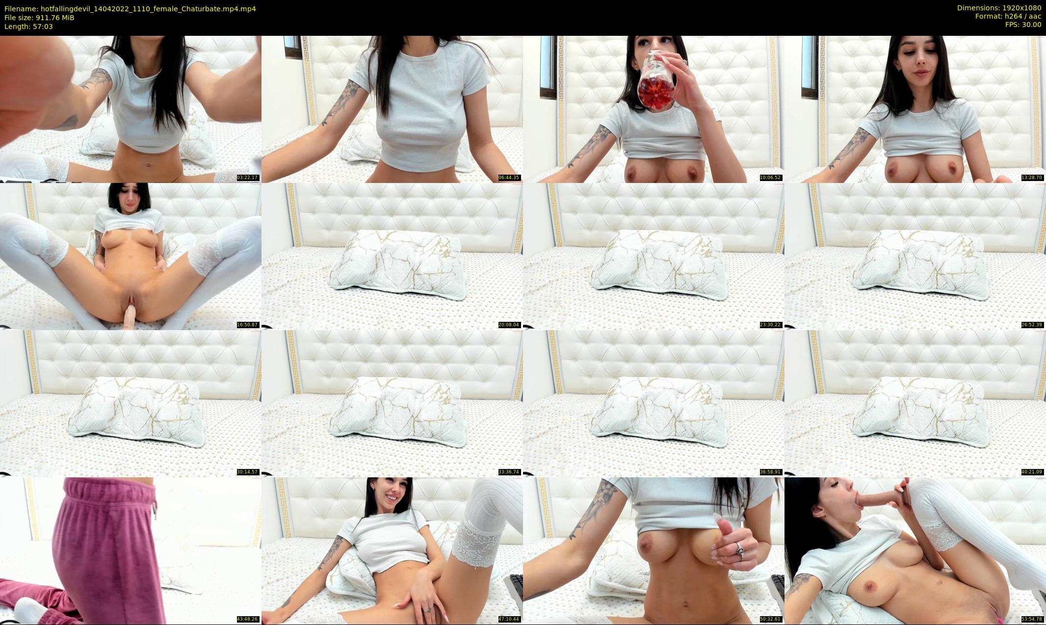 hotfallingdevil — 58 minute Chaturbate female cam show recording, 1080p, Apr 14, 2022