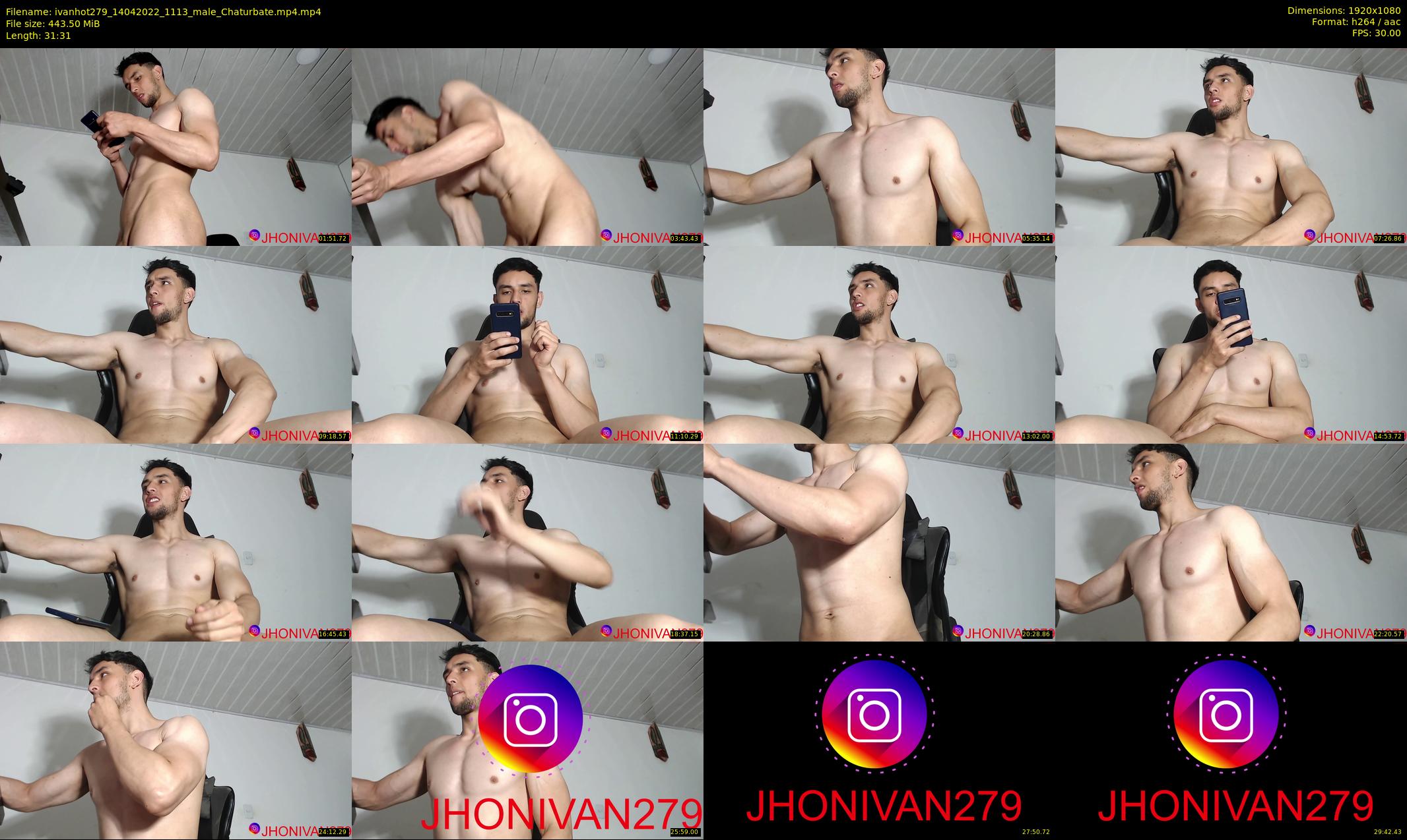 ivanhot279 — 32 minute Chaturbate male cam show recording, 1080p, Apr 14, 2022