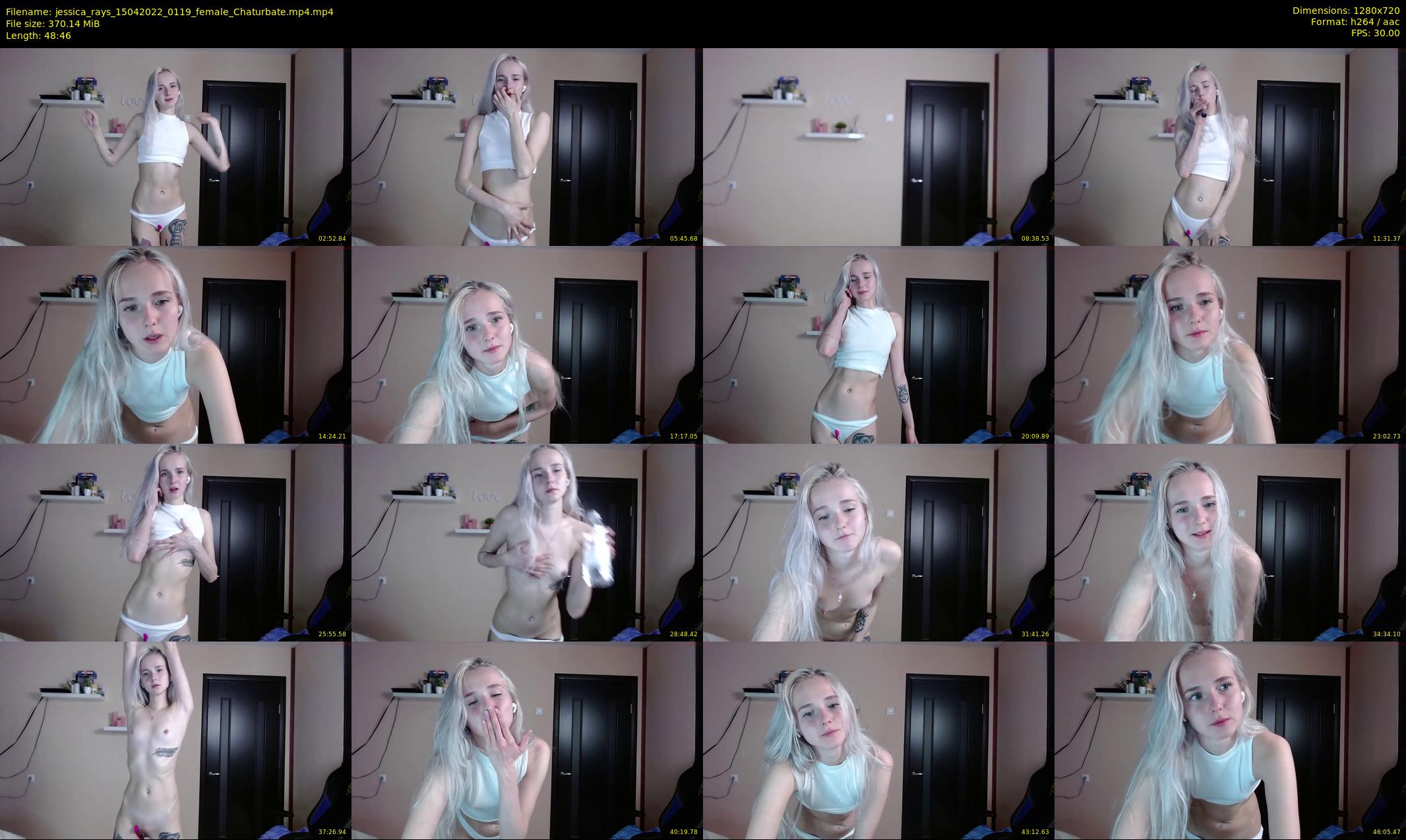 jessica_rays — 49 minute Chaturbate couple cam show recording, 720p, Apr 15, 2022