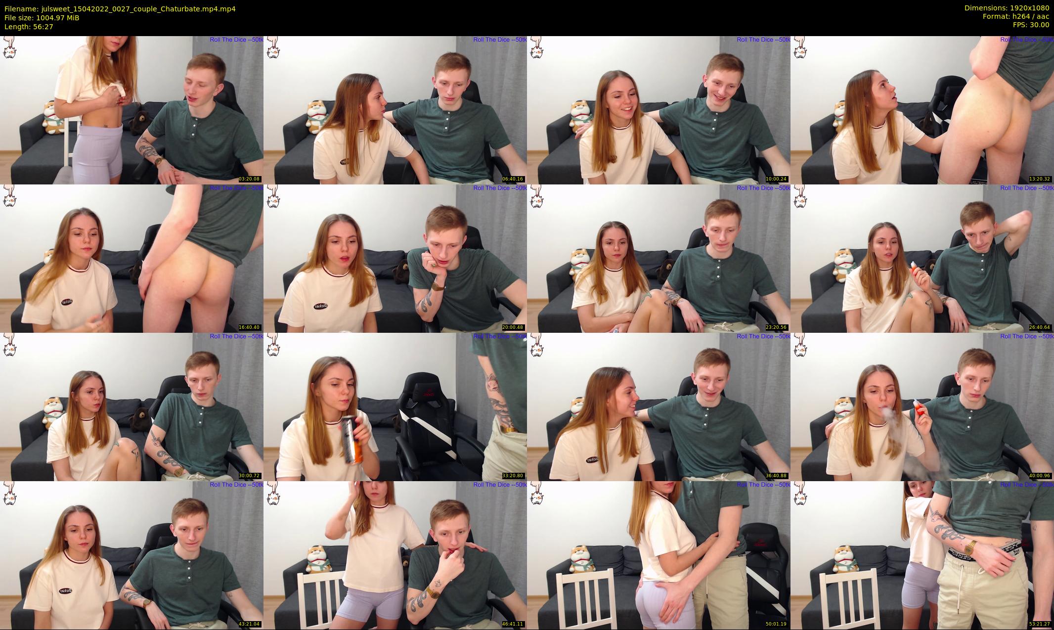 julsweet — 57 minute Chaturbate male cam show recording, 1080p, Apr 15, 2022