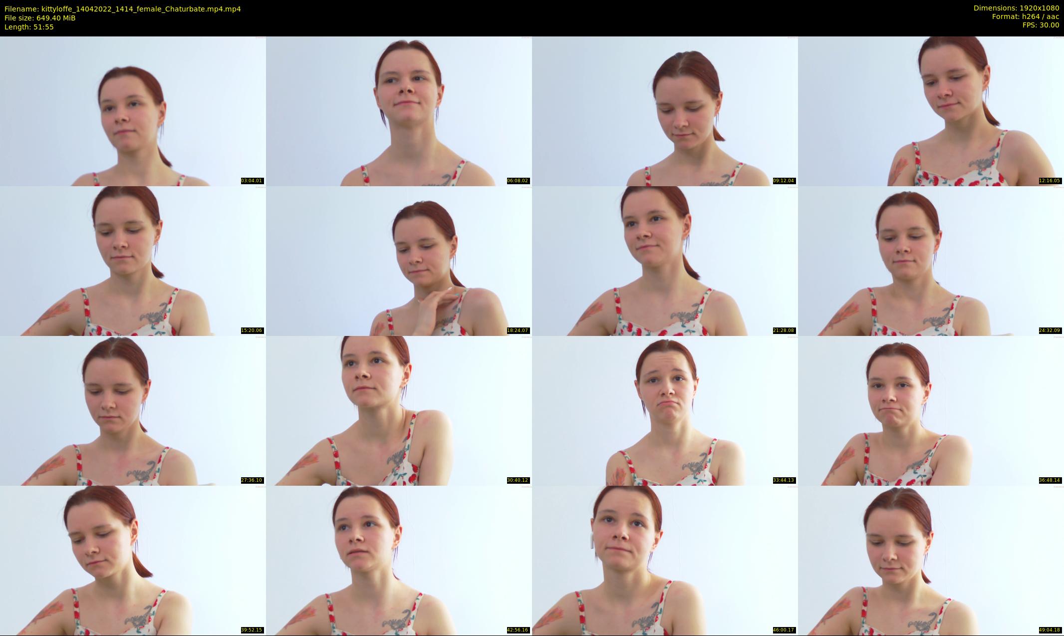 kittyloffe — 52 minute Chaturbate female cam show recording, 1080p, Apr 14, 2022