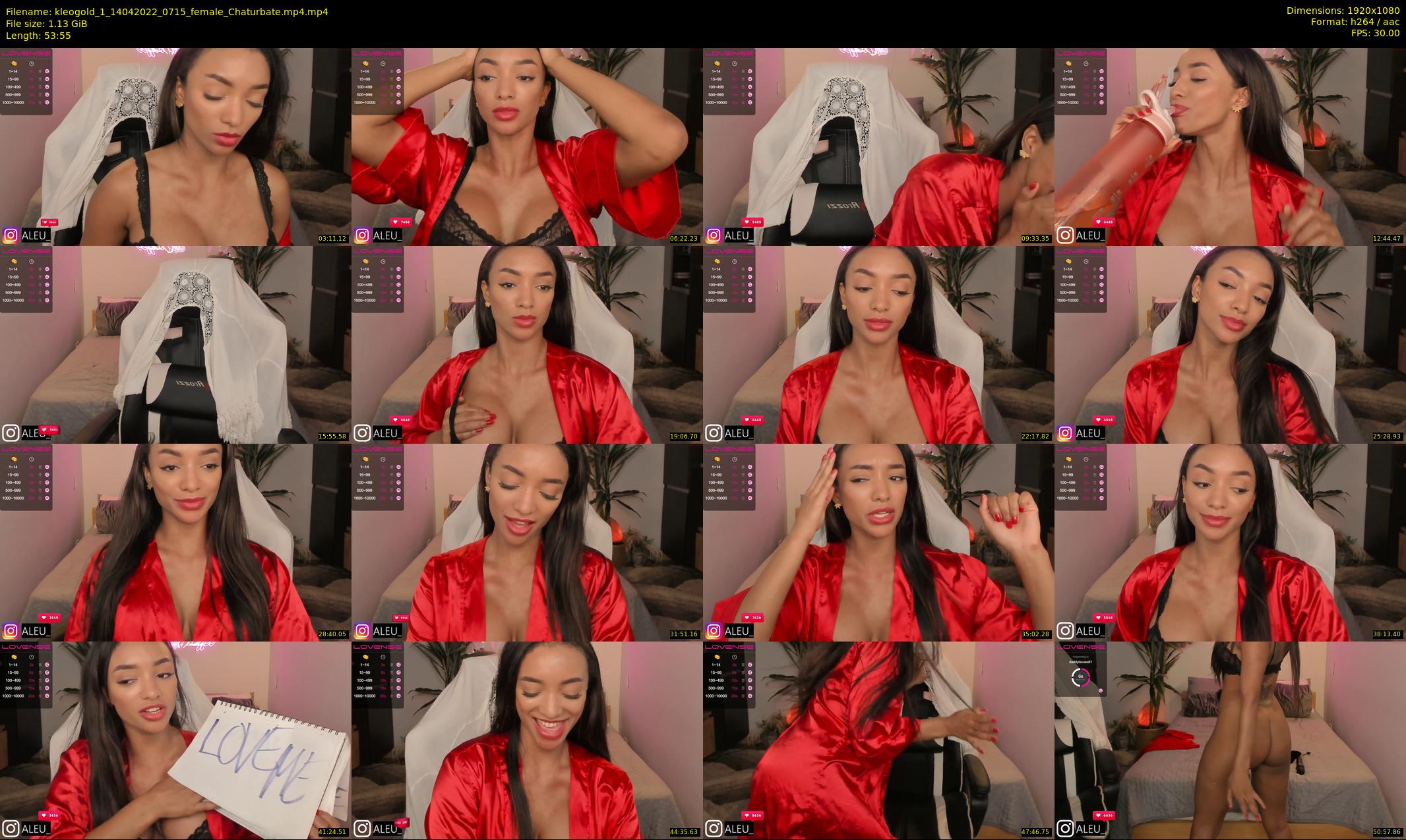 kleogold_1 — 54 minute Chaturbate female cam show recording, 1080p, Apr 14, 2022