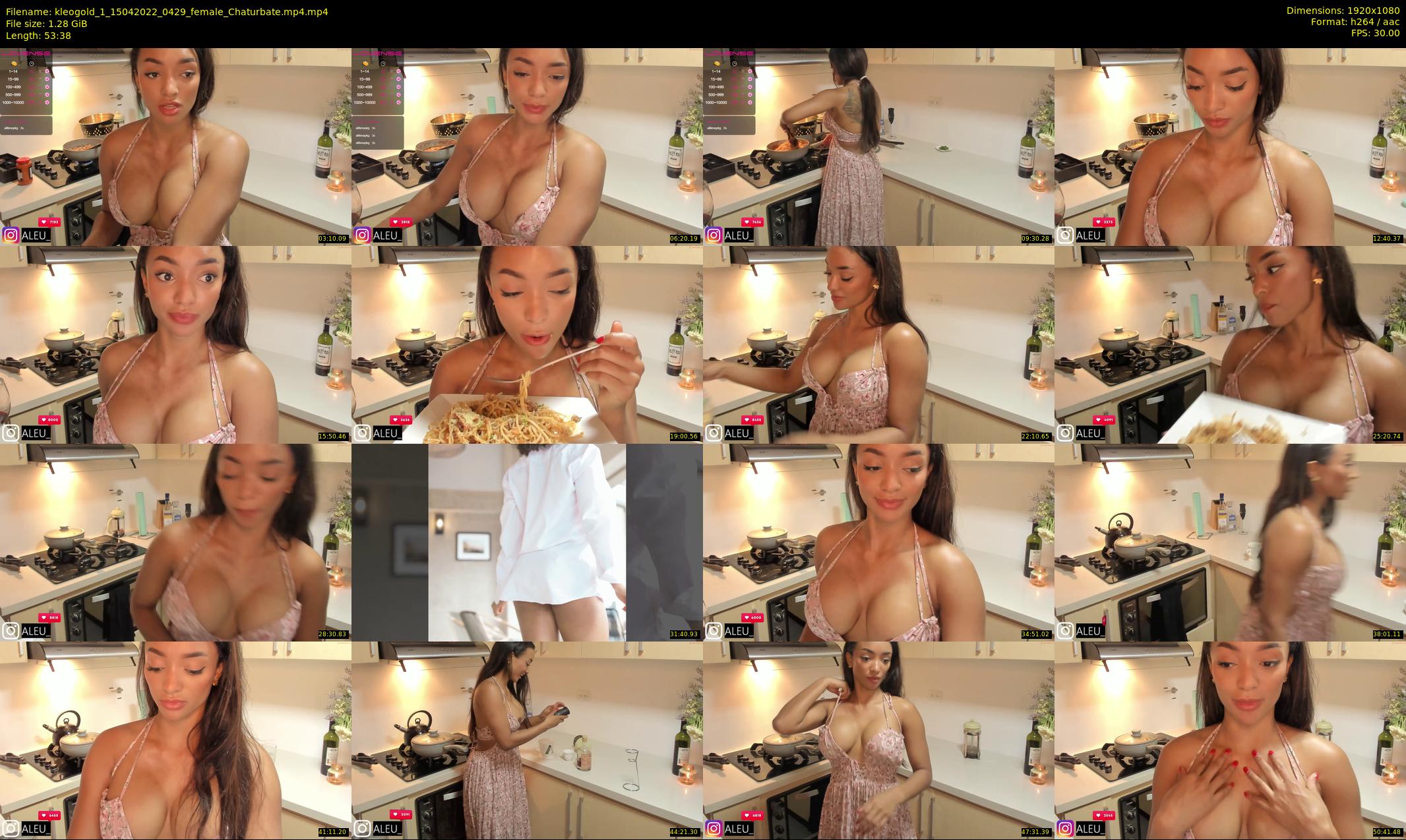kleogold_1 — 54 minute Chaturbate female cam show recording, 1080p, Apr 15, 2022