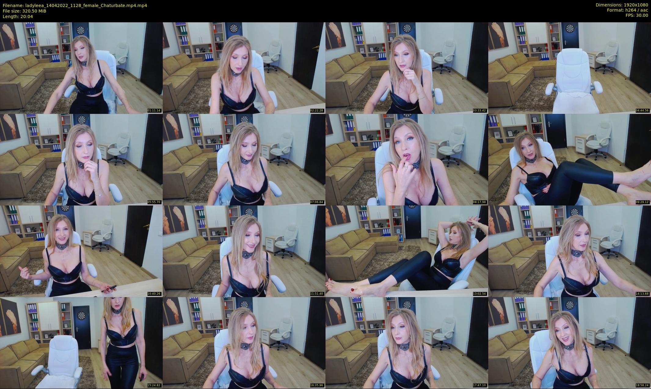 ladyleea — 21 minute Chaturbate female cam show recording, 1080p, Apr 14, 2022