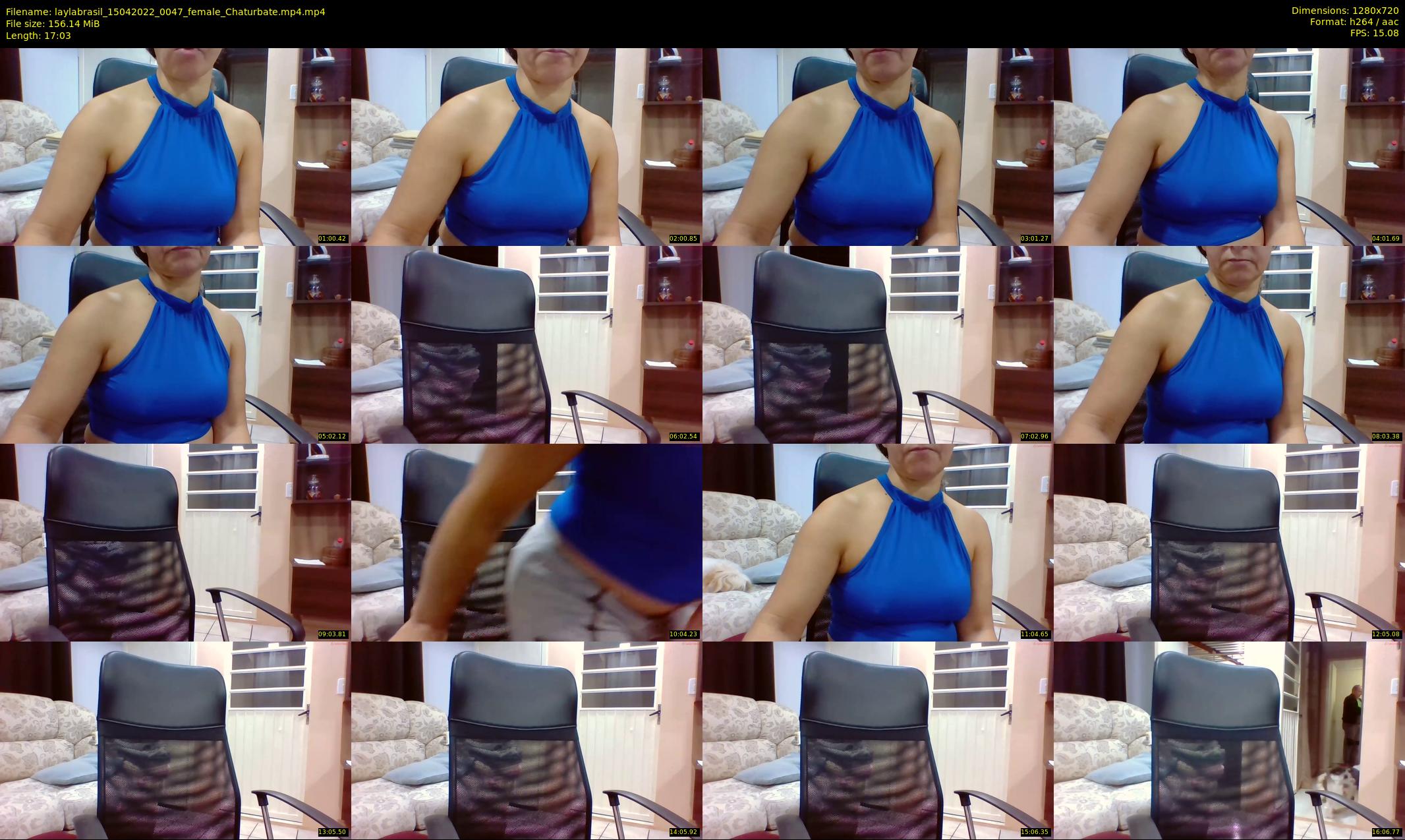 laylabrasil — 18 minute Chaturbate female cam show recording, 720p, Apr 15, 2022