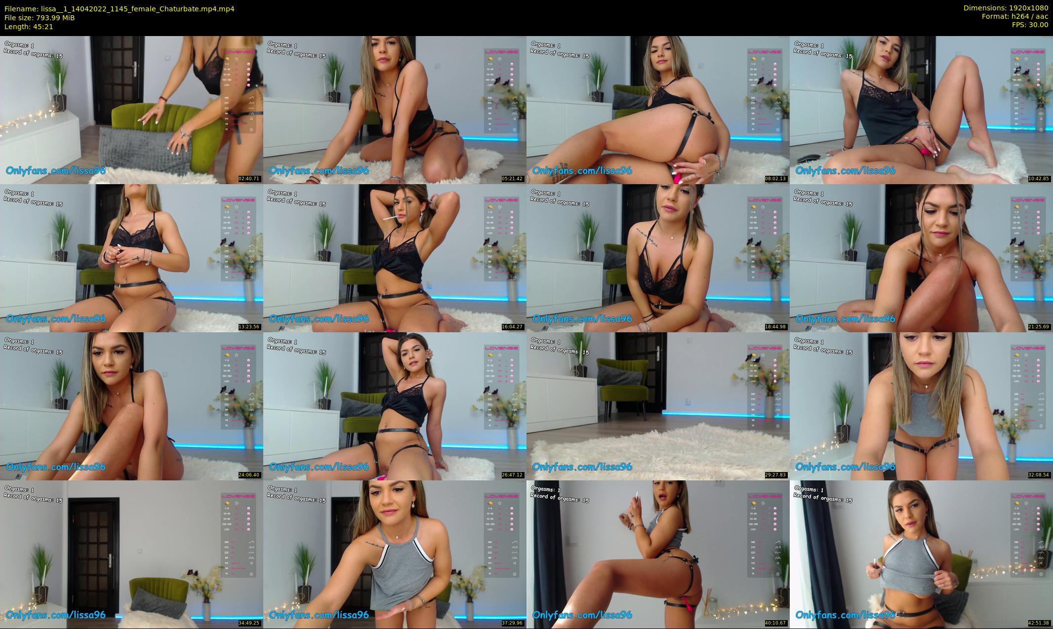 lissa__1 — 46 minute Chaturbate female cam show recording, 1080p, Apr 14, 2022