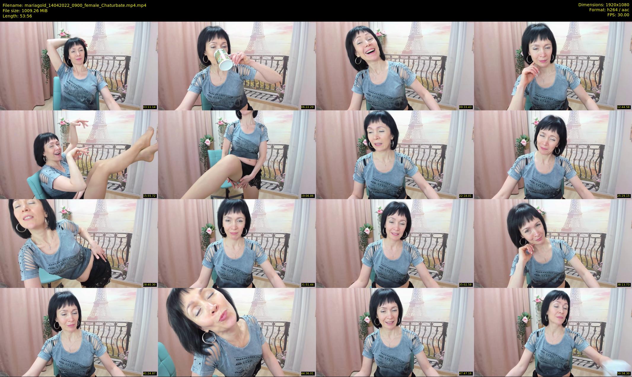 mariagold — 54 minute Chaturbate female cam show recording, 1080p, Apr 14, 2022