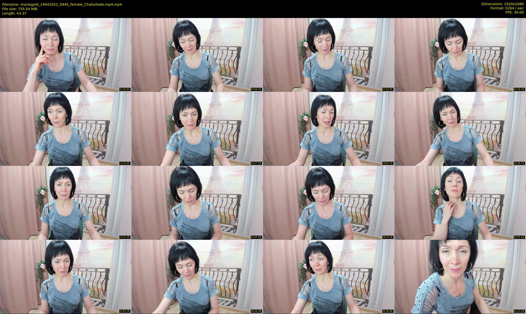 mariagold — 44 minute Chaturbate female cam show recording, 1080p, Apr 14, 2022