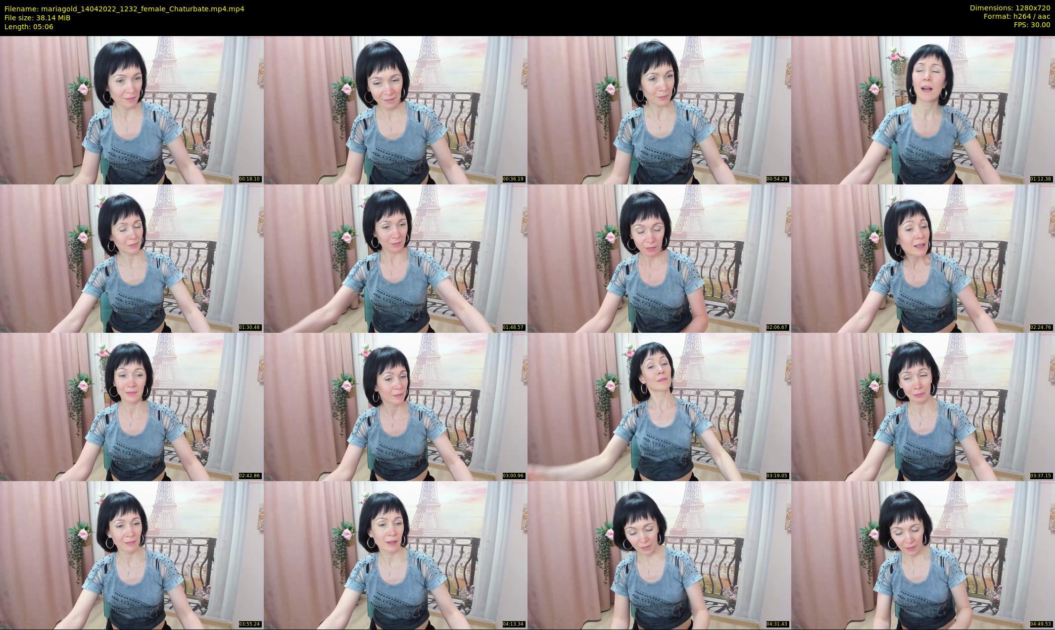 mariagold — 6 minute Chaturbate female cam show recording, 720p, Apr 14, 2022