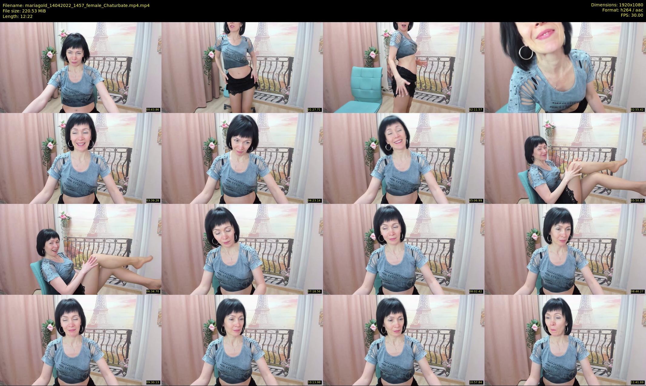 mariagold — 13 minute Chaturbate female cam show recording, 1080p, Apr 14, 2022