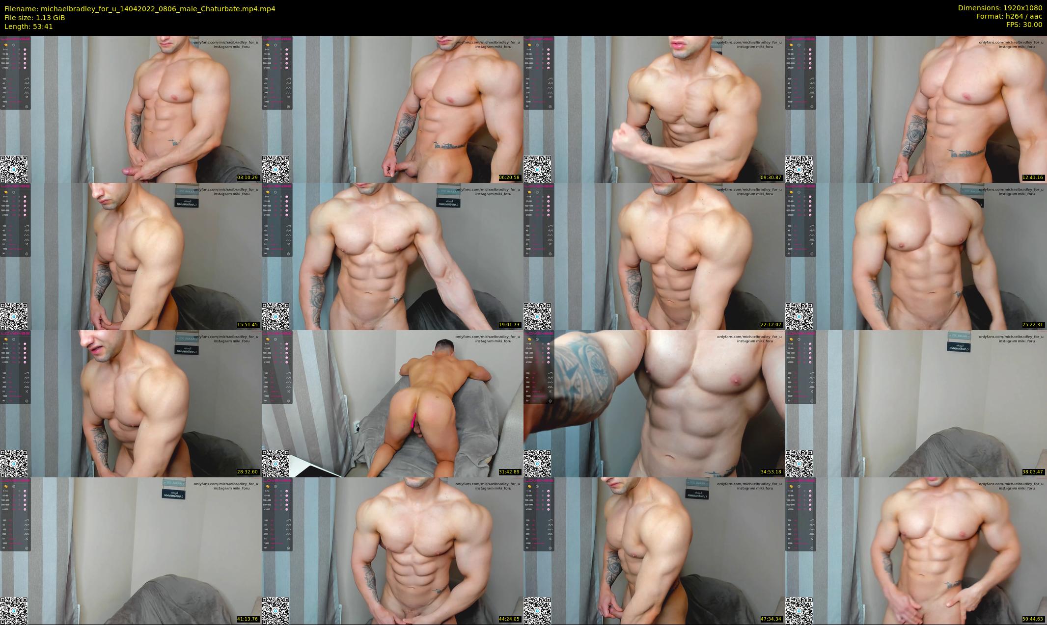 michaelbradley_for_u — 54 minute Chaturbate male cam show recording, 1080p, Apr 14, 2022