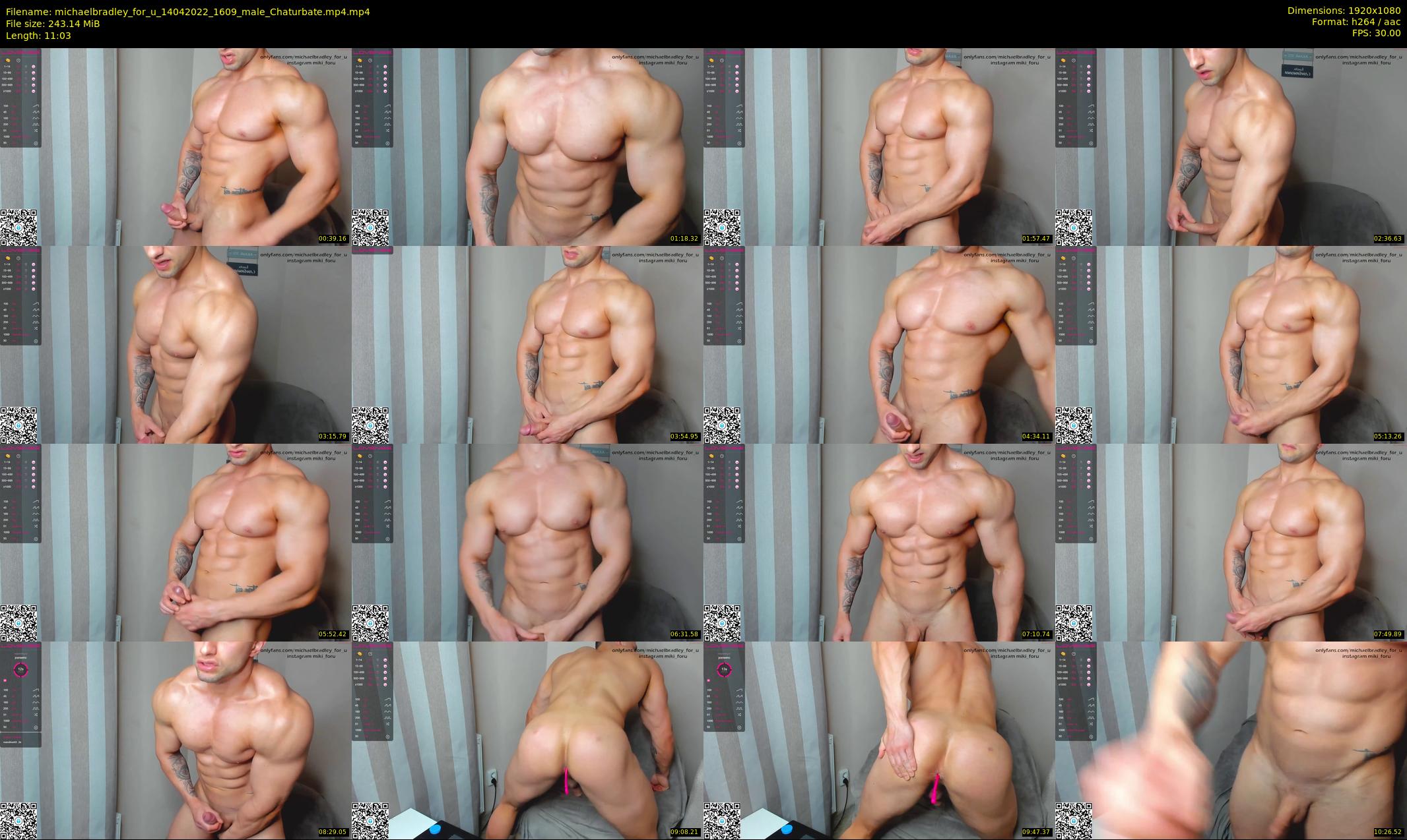 michaelbradley_for_u — 12 minute Chaturbate male cam show recording, 1080p, Apr 14, 2022