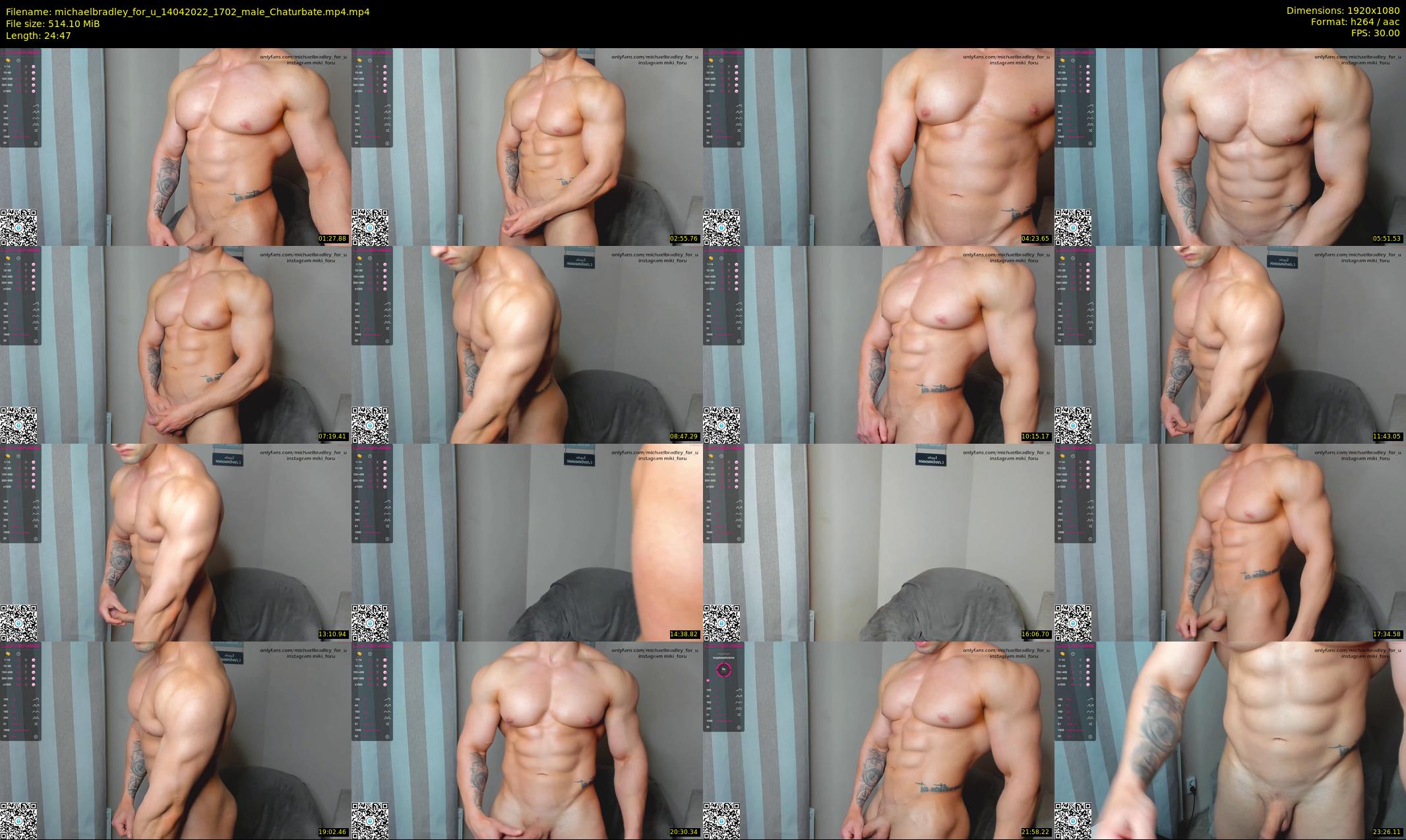 michaelbradley_for_u — 25 minute Chaturbate male cam show recording, 1080p, Apr 14, 2022
