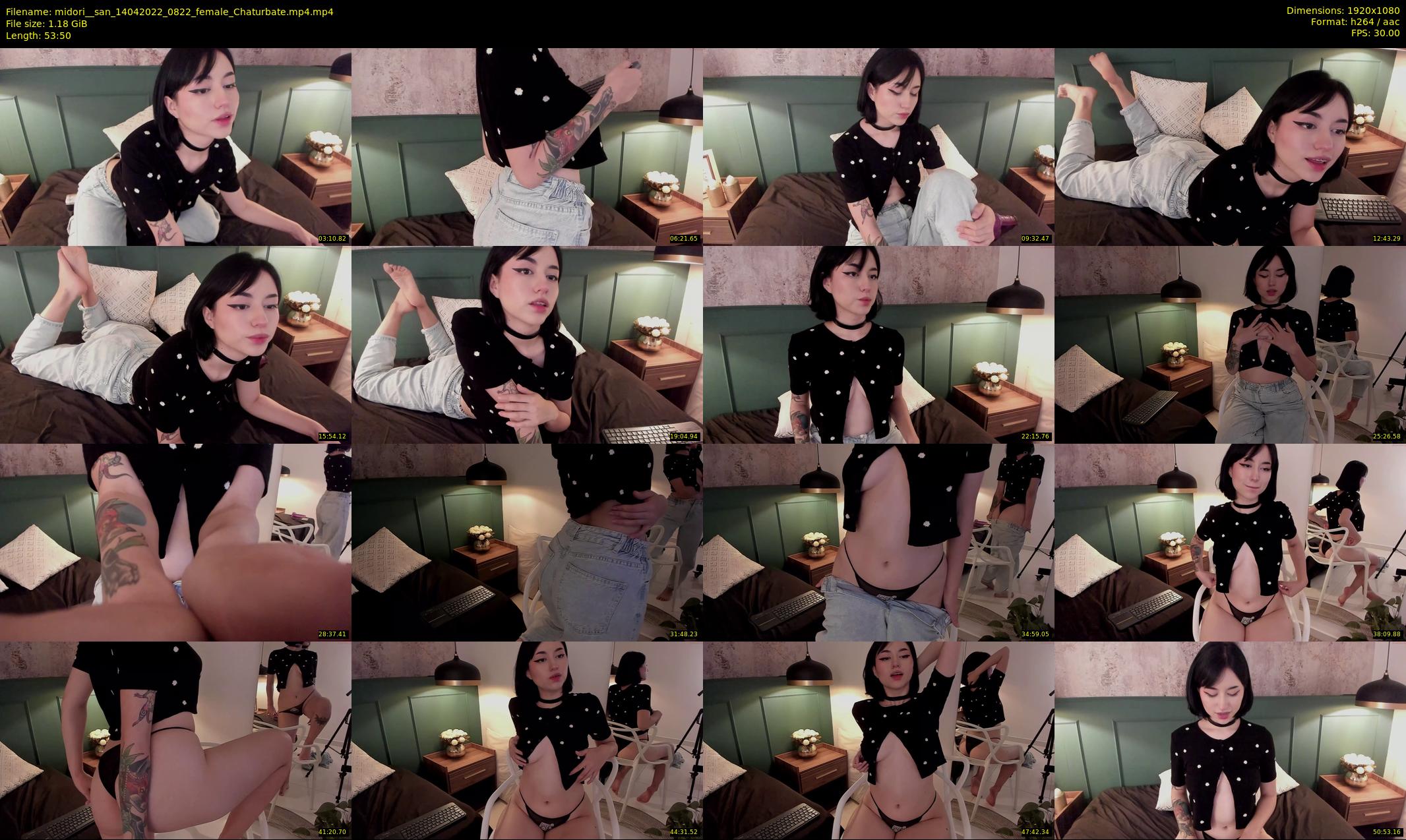 midori__san — 54 minute Chaturbate female cam show recording, 1080p, Apr 14, 2022