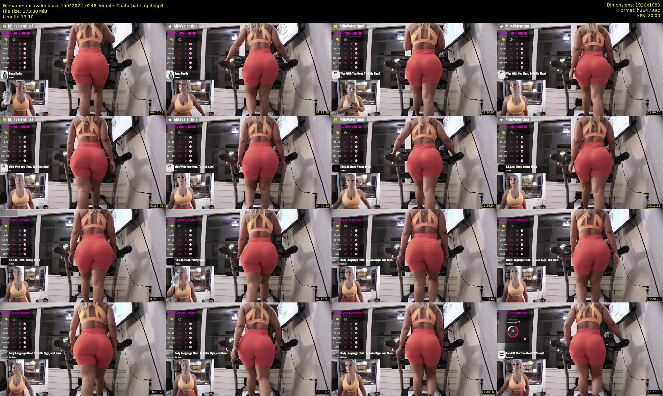 milavalentinax — 14 minute Chaturbate female cam show recording, 1080p, Apr 15, 2022