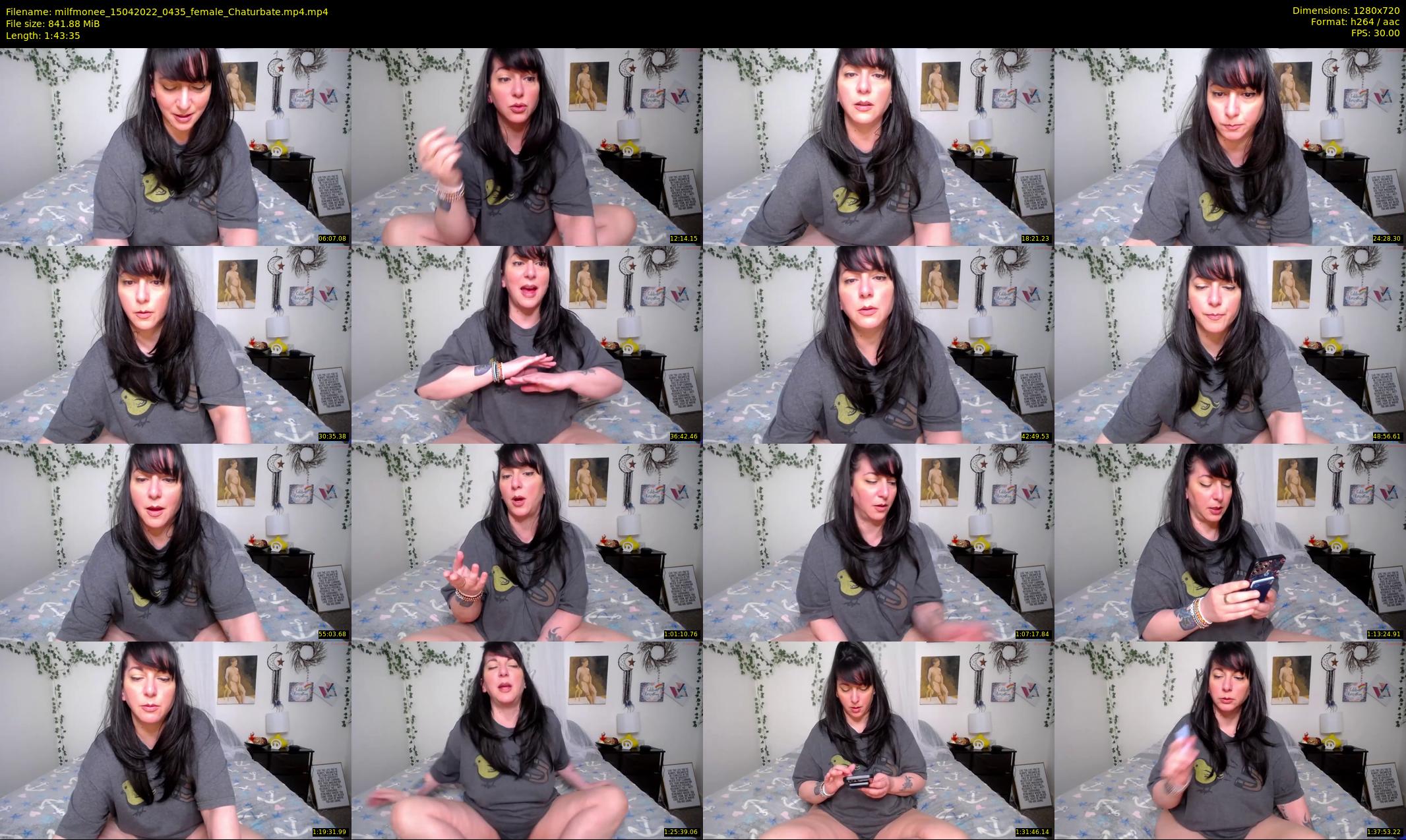 milfmonee — 104 minute Chaturbate female cam show recording, 720p, Apr 15, 2022