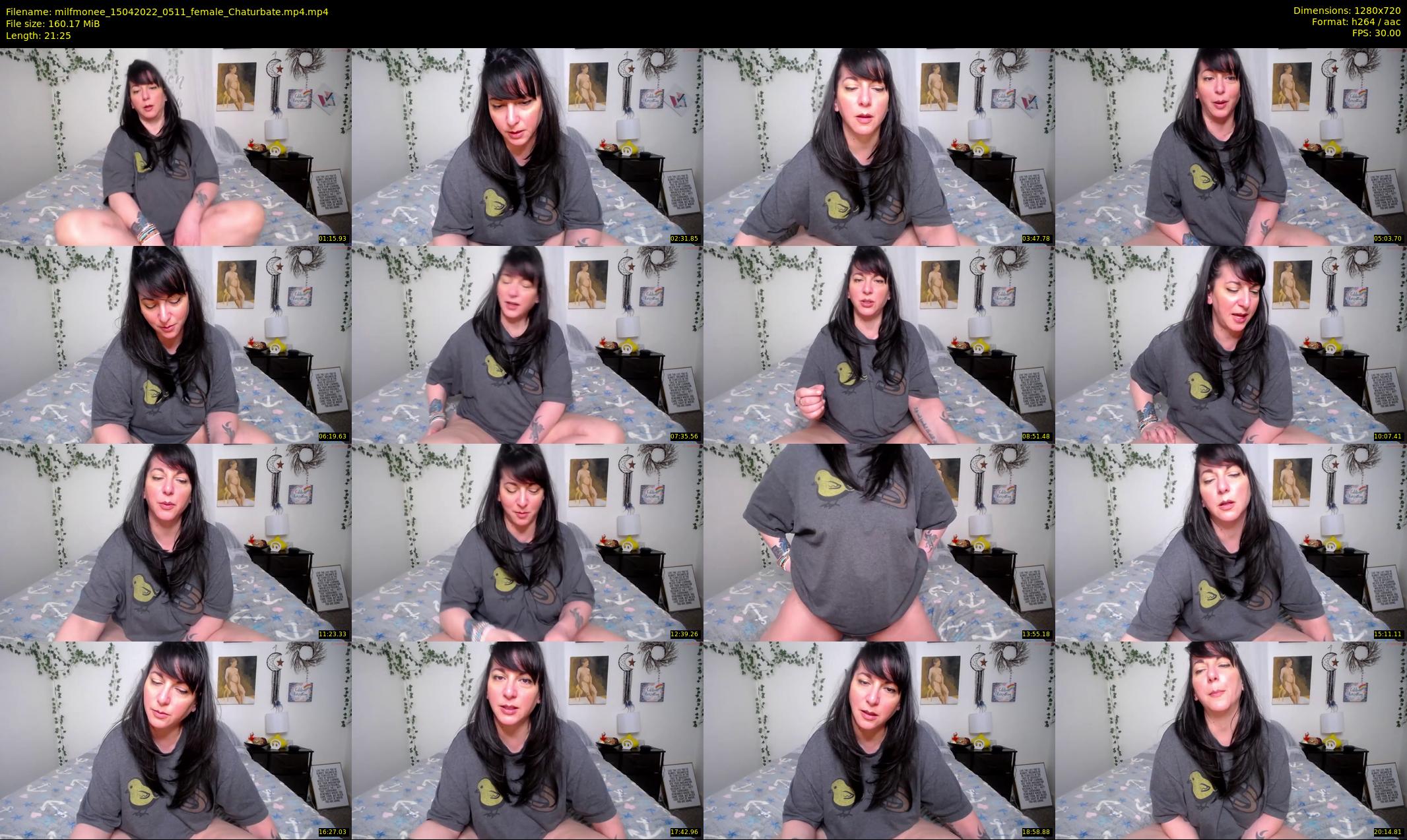 milfmonee — 22 minute Chaturbate female cam show recording, 720p, Apr 15, 2022