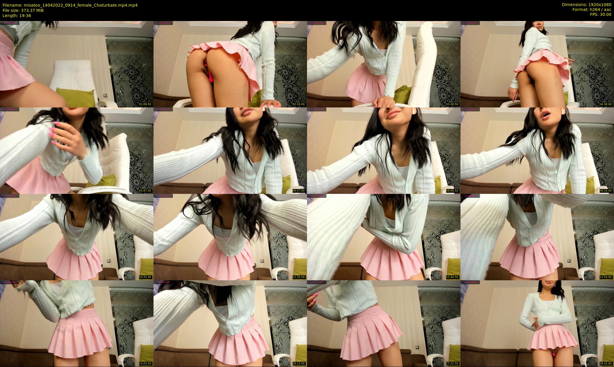 misatoo — 20 minute Chaturbate female cam show recording, 1080p, Apr 14, 2022
