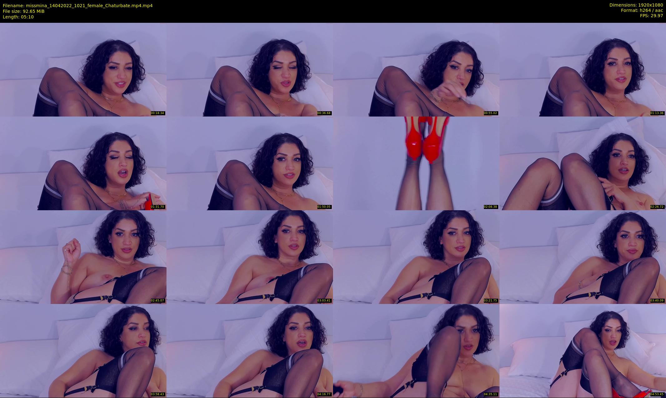 missmina — 6 minute Chaturbate female cam show recording, 1080p, Apr 14, 2022