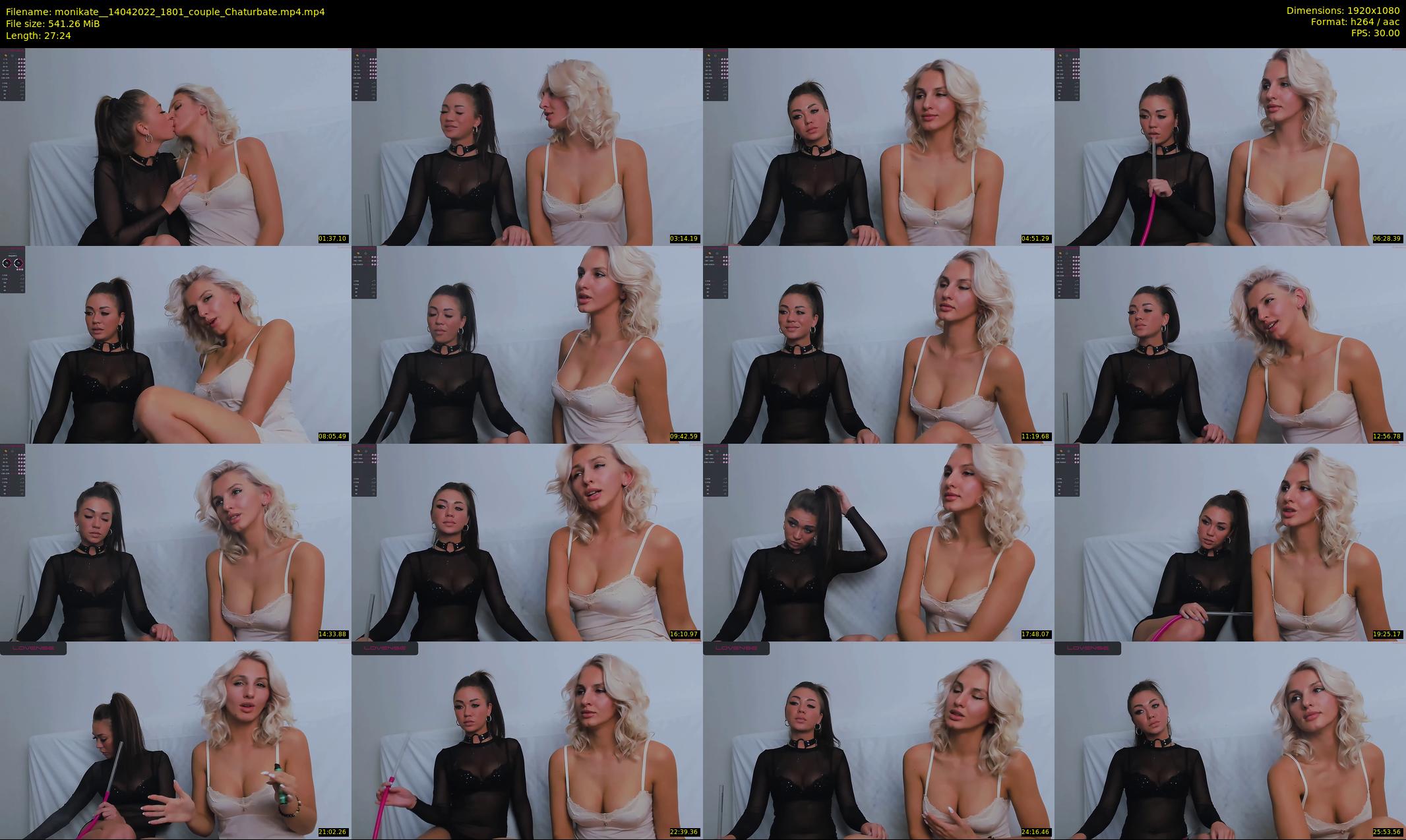 monikate_ — 28 minute Chaturbate couple cam show recording, 1080p, Apr 14, 2022