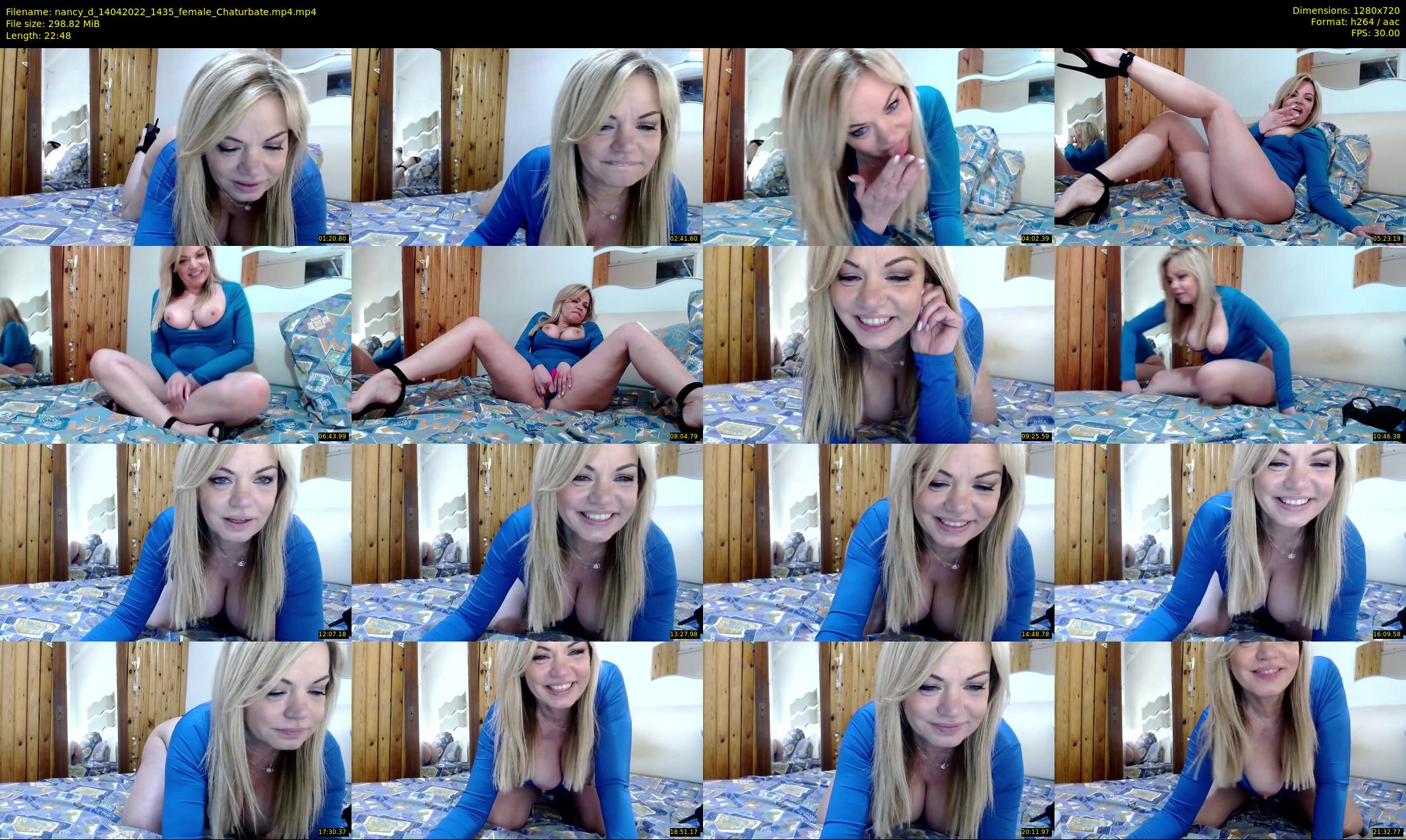 nancy_d — 23 minute Chaturbate female cam show recording, 720p, Apr 14, 2022