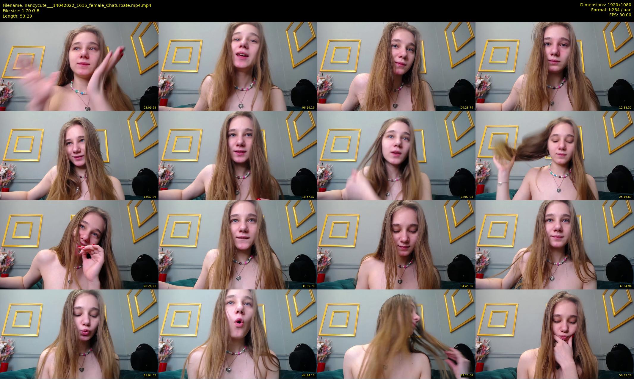 nancycute__ — 54 minute Chaturbate female cam show recording, 1080p, Apr 14, 2022