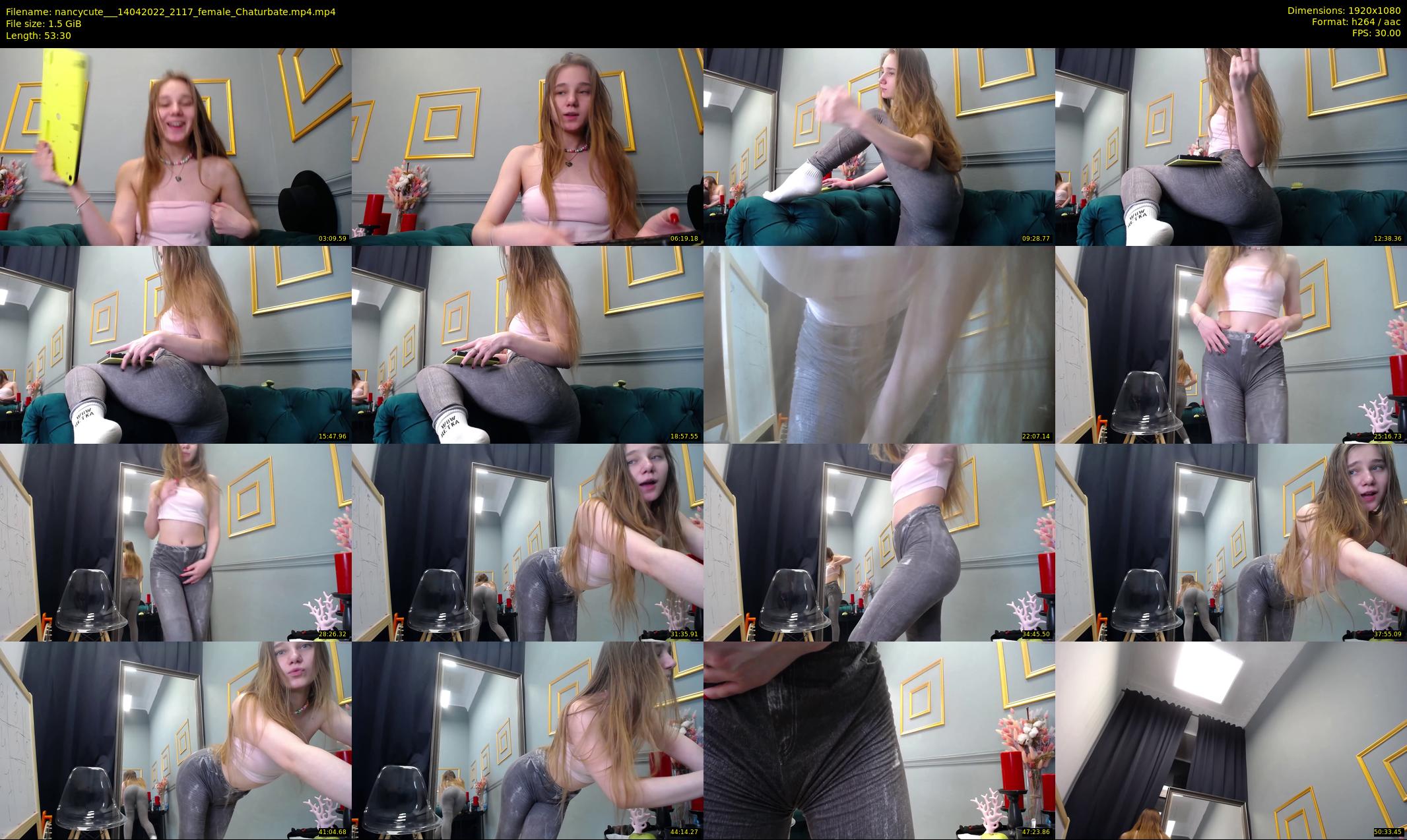 nancycute__ — 54 minute Chaturbate female cam show recording, 1080p, Apr 14, 2022