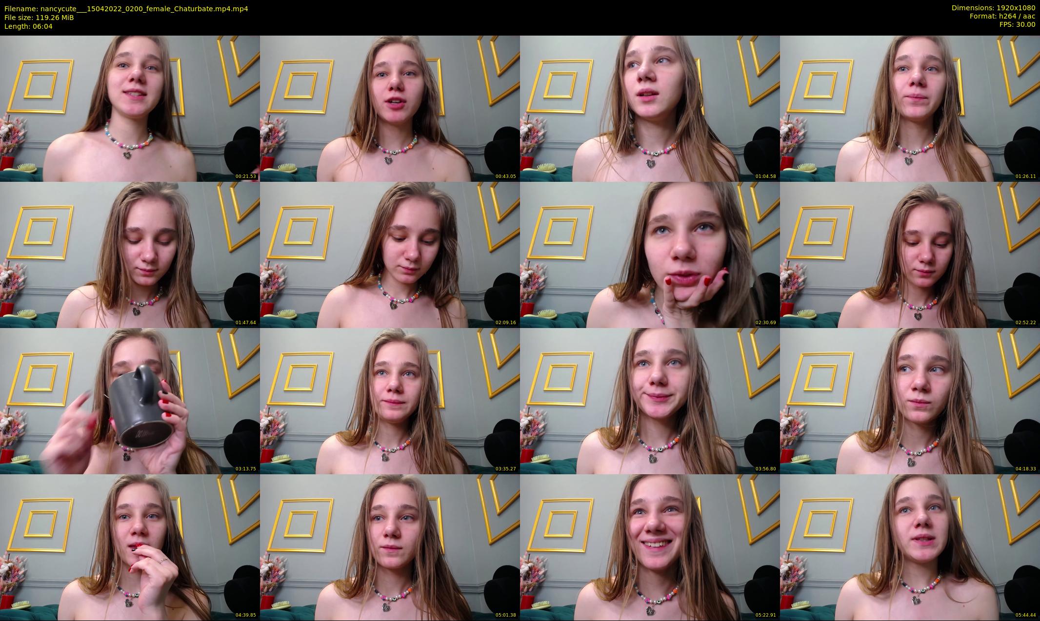 nancycute__ — 7 minute Chaturbate female cam show recording, 1080p, Apr 15, 2022