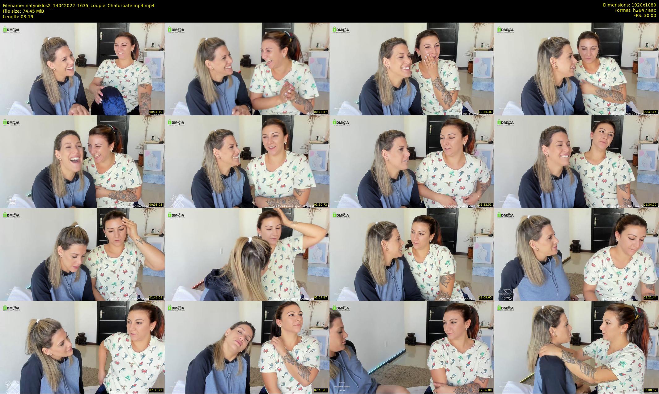 natyniklos2 — 4 minute Chaturbate couple cam show recording, 1080p, Apr 14, 2022
