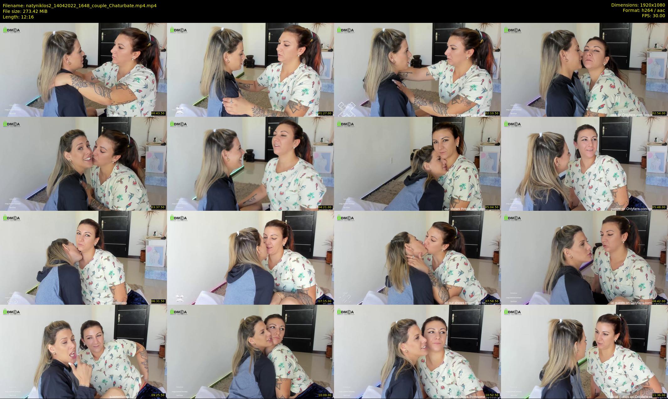 natyniklos2 — 13 minute Chaturbate couple cam show recording, 1080p, Apr 14, 2022