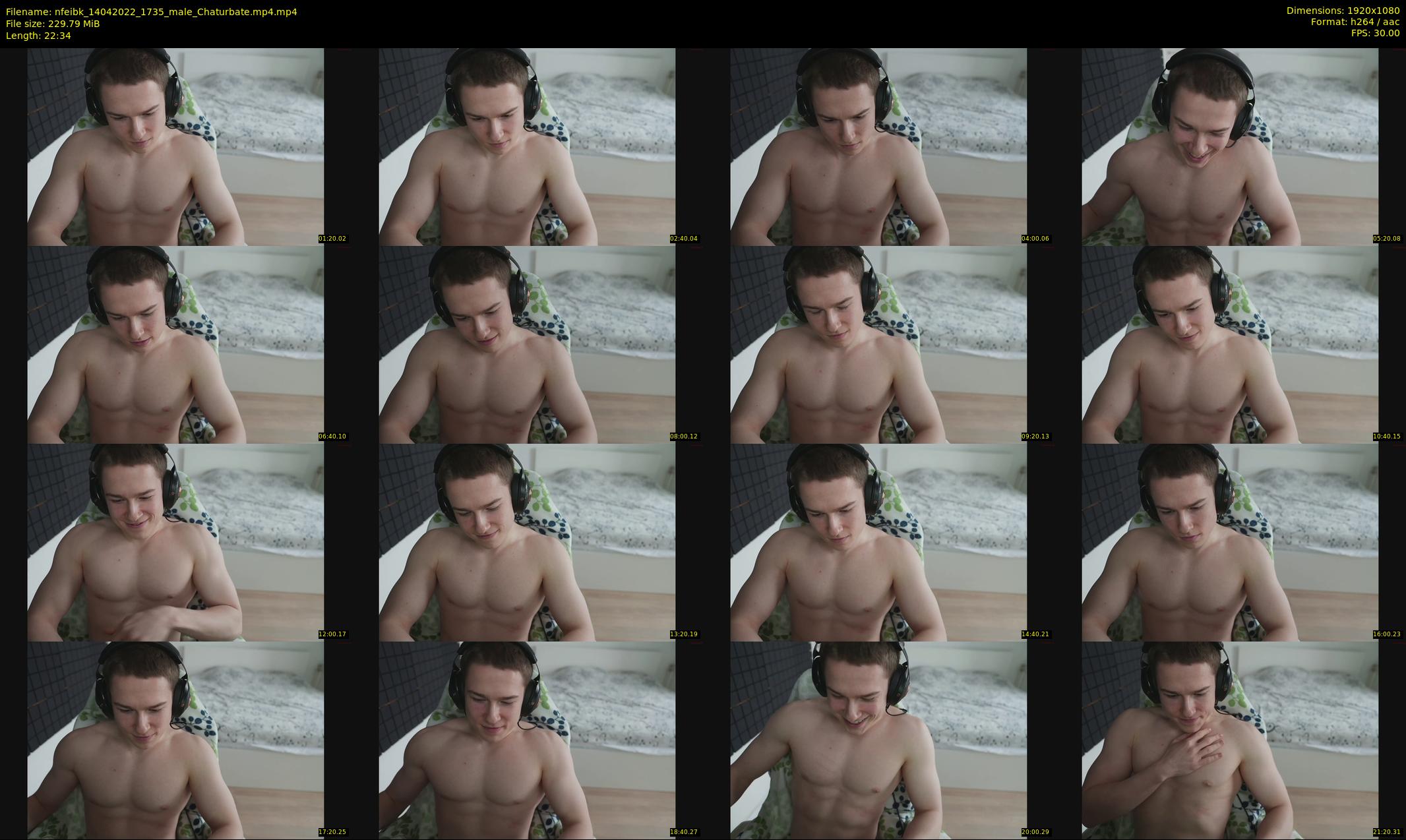 nfeibk — 23 minute Chaturbate male cam show recording, 1080p, Apr 14, 2022