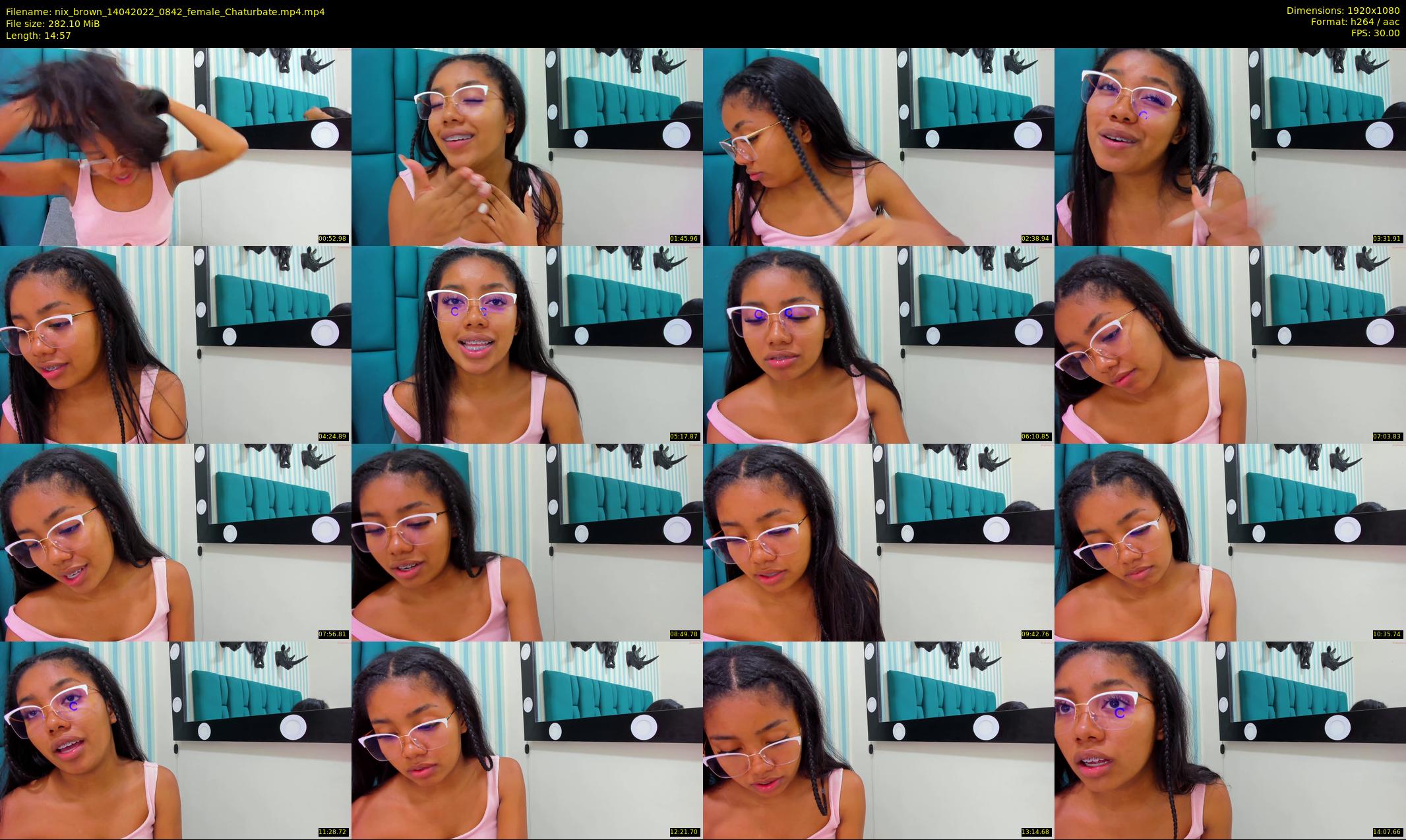 nix_brown — 15 minute Chaturbate female cam show recording, 1080p, Apr 14, 2022
