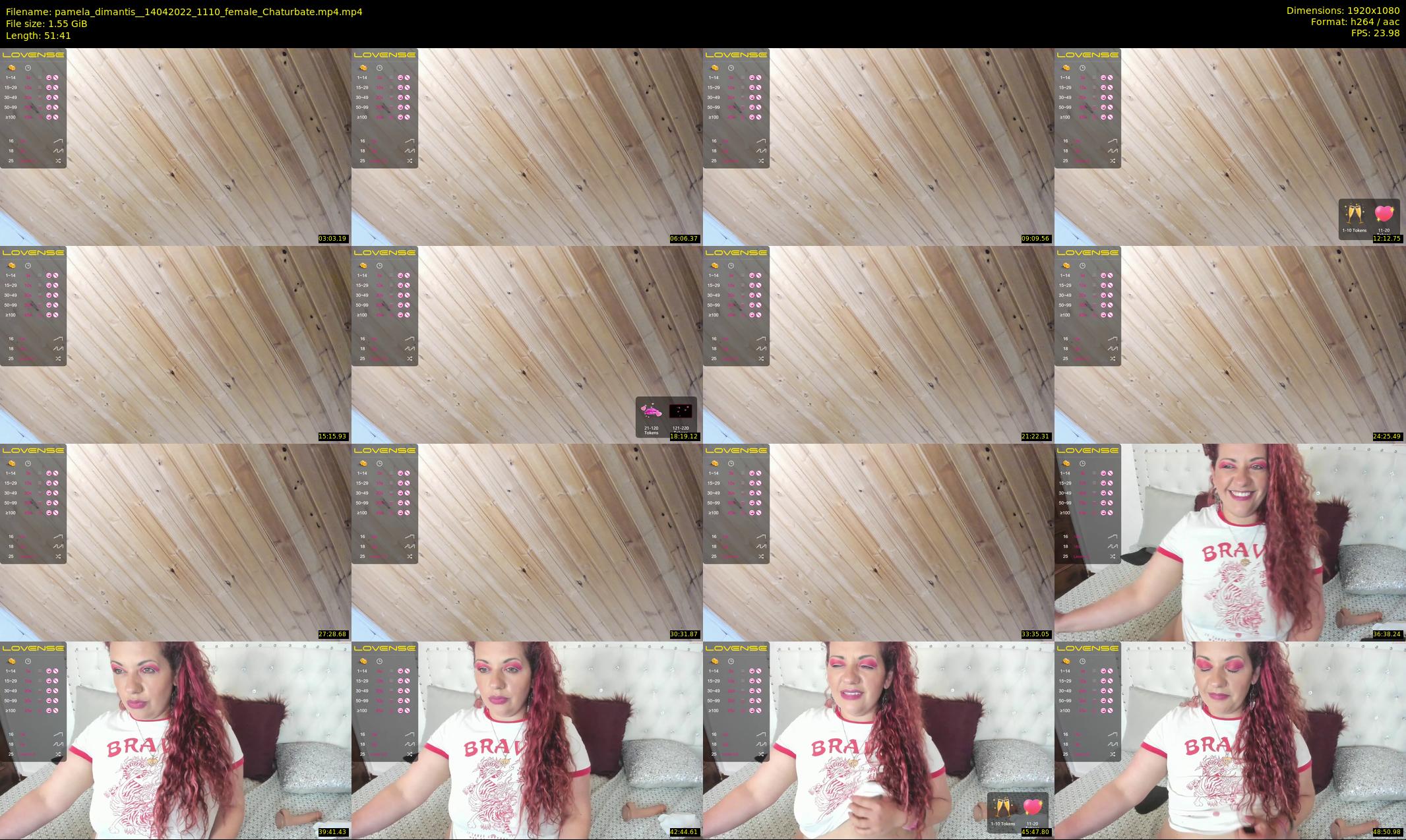 pamela_dimantis_ — 52 minute Chaturbate female cam show recording, 1080p, Apr 14, 2022
