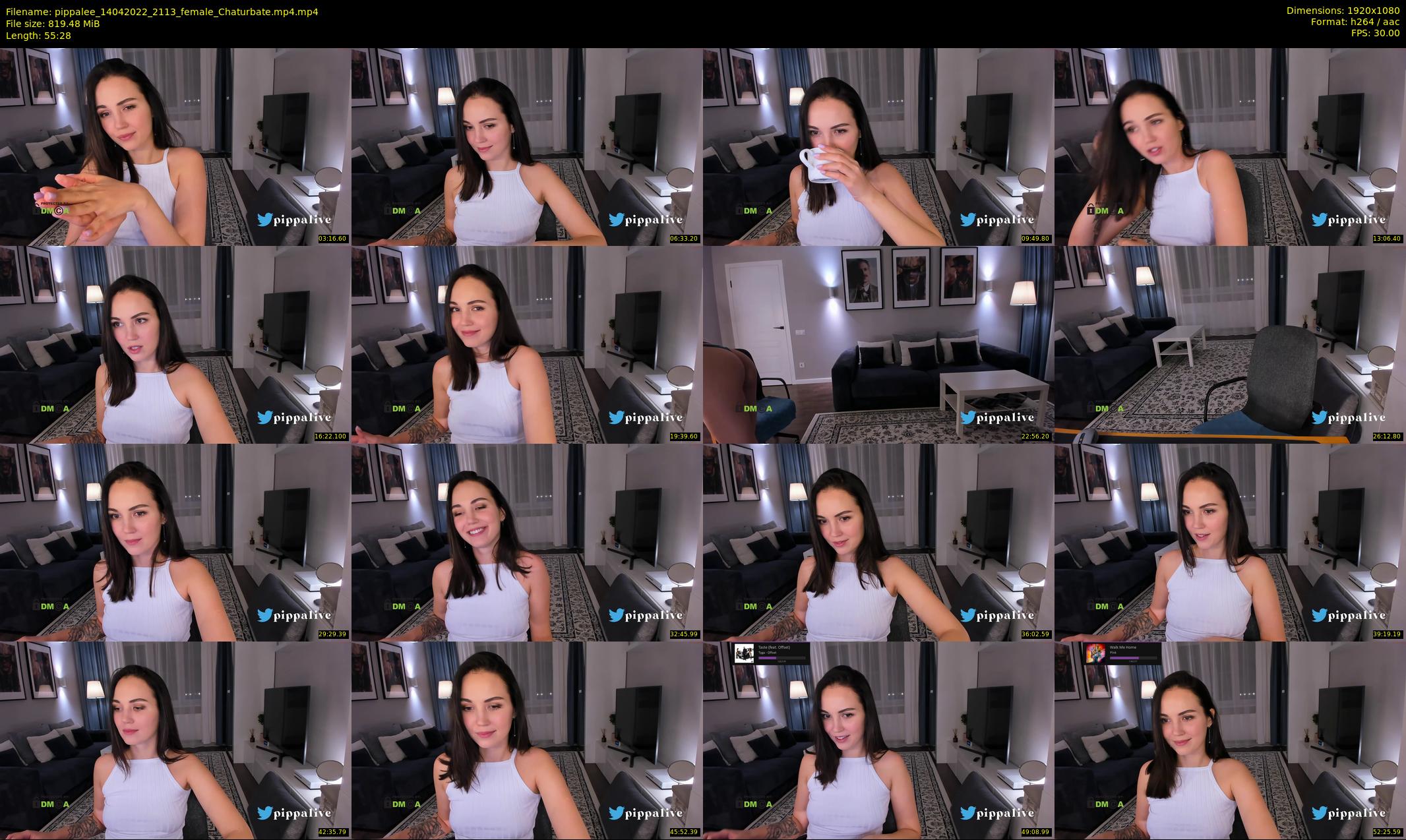 pippalee — 56 minute Chaturbate female cam show recording, 1080p, Apr 14, 2022
