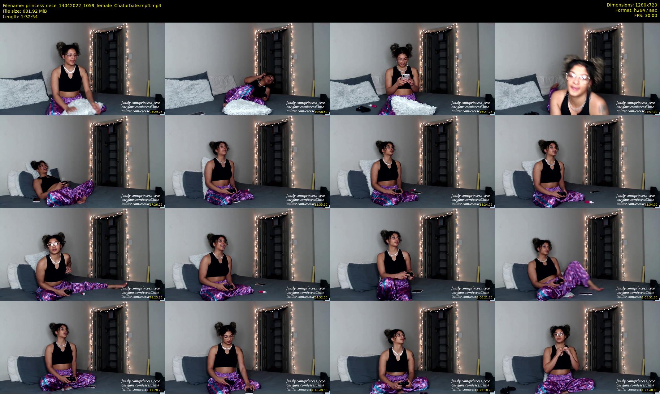 princess_cece — 93 minute Chaturbate female cam show recording, 720p, Apr 14, 2022