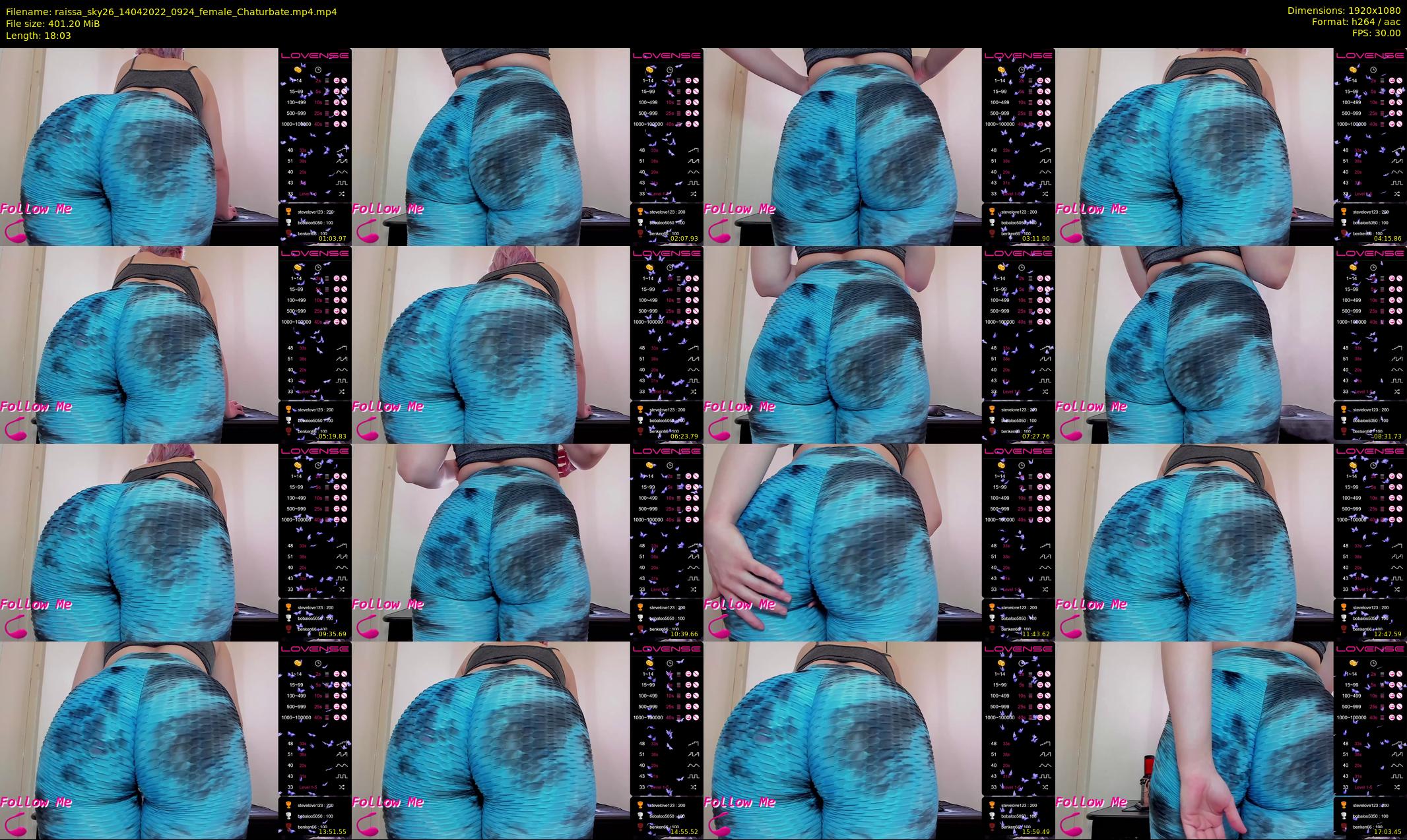 raissa_sky26 — 19 minute Chaturbate female cam show recording, 1080p, Apr 14, 2022