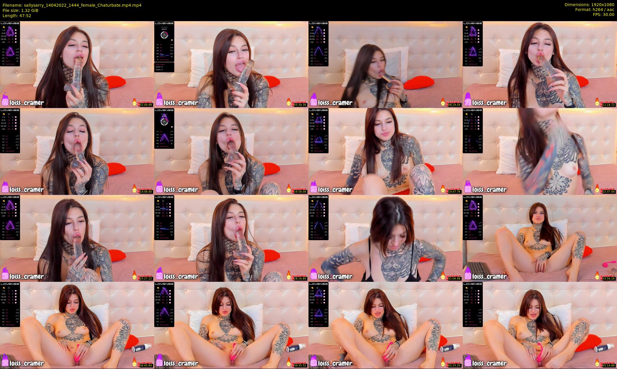sallysarry — 48 minute Chaturbate couple cam show recording, 1080p, Apr 14, 2022